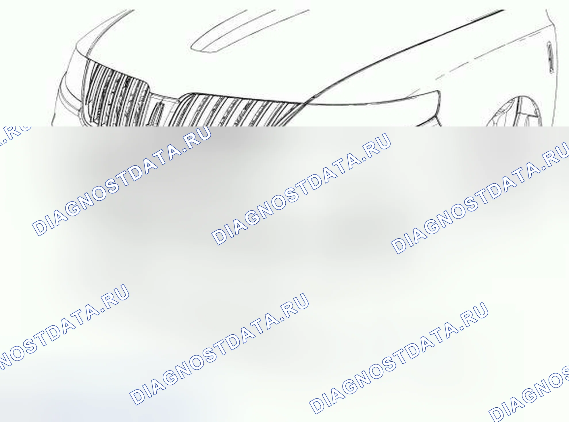 Рис. 46: Фронтальная отделка - Ecoboost. Hyundai ix55 I