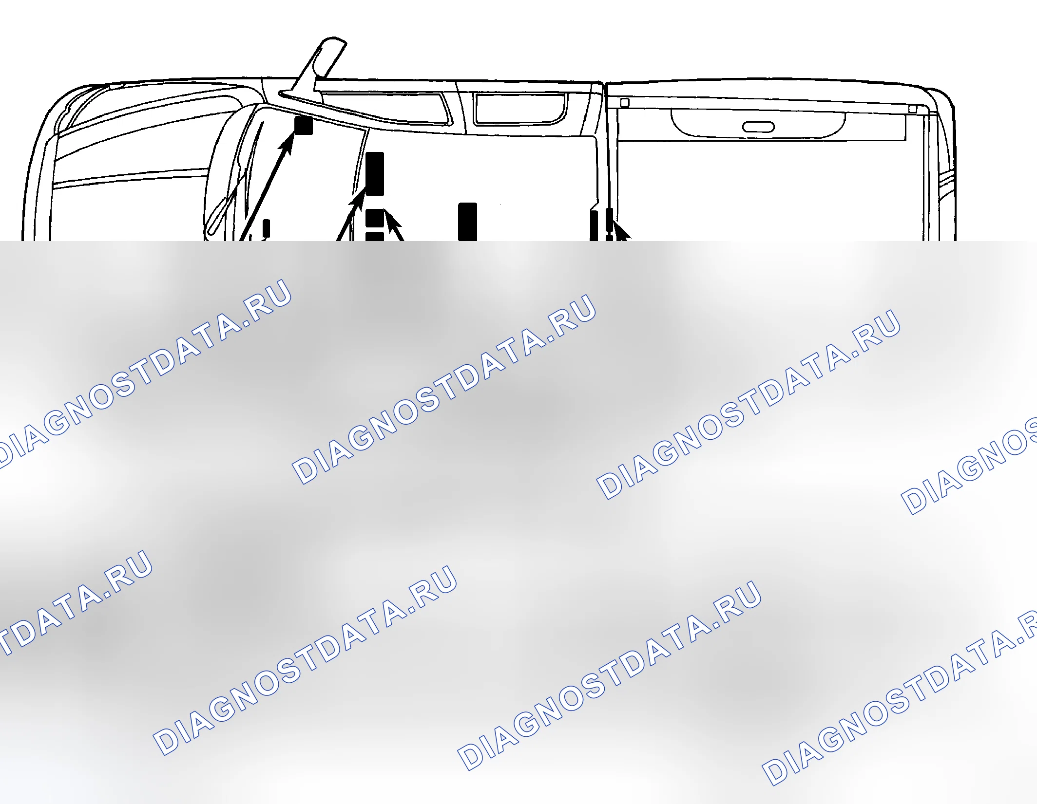 Рис. 37: ЛАМПЫ / ОСВЕЩЕНИЕ - ИНТЕРЬЕР. Dodge Cab & Chassis R3500 HD transition
