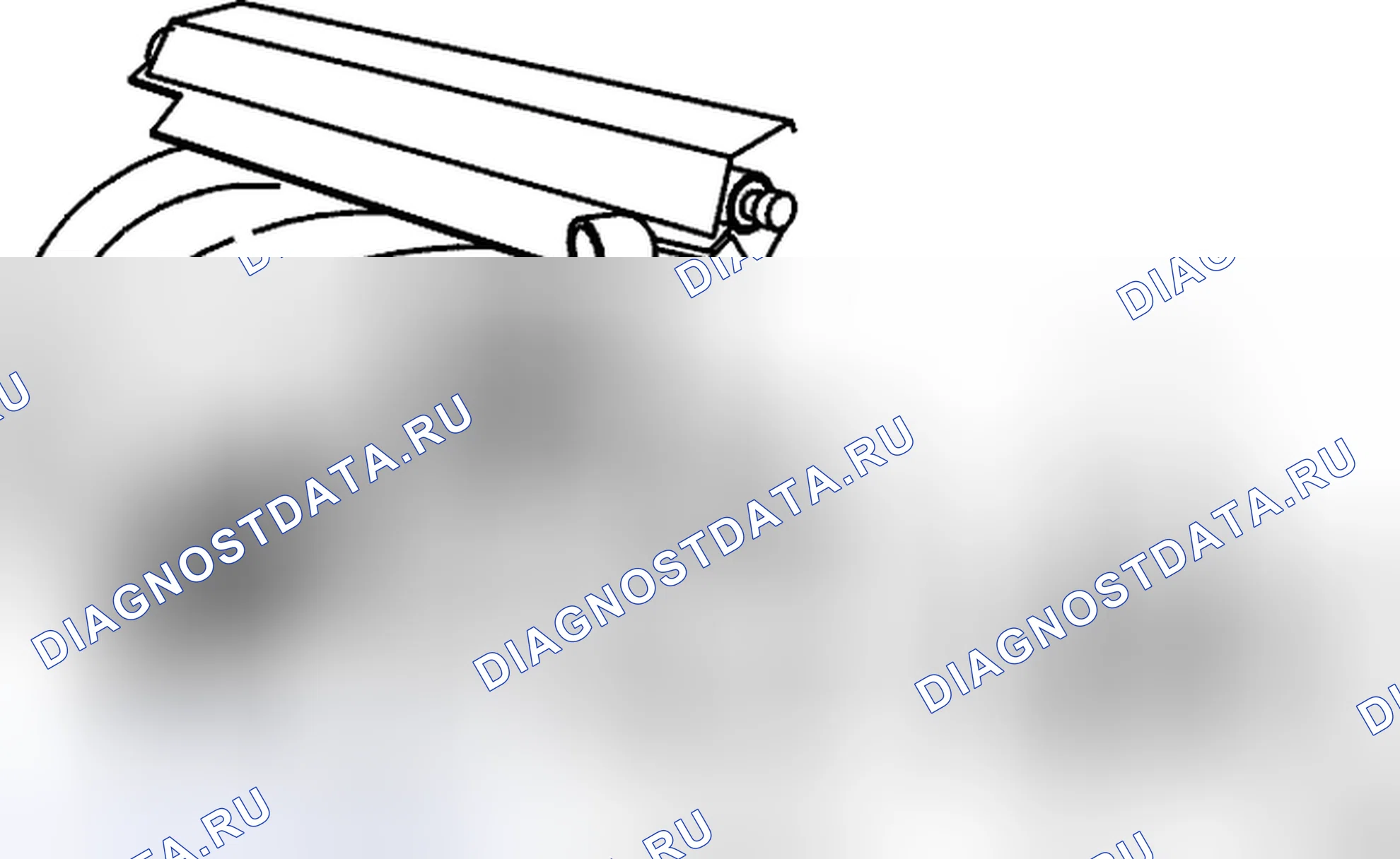 Рис. 657: Демонтаж шлангов и штуцеров. Volvo C70 I