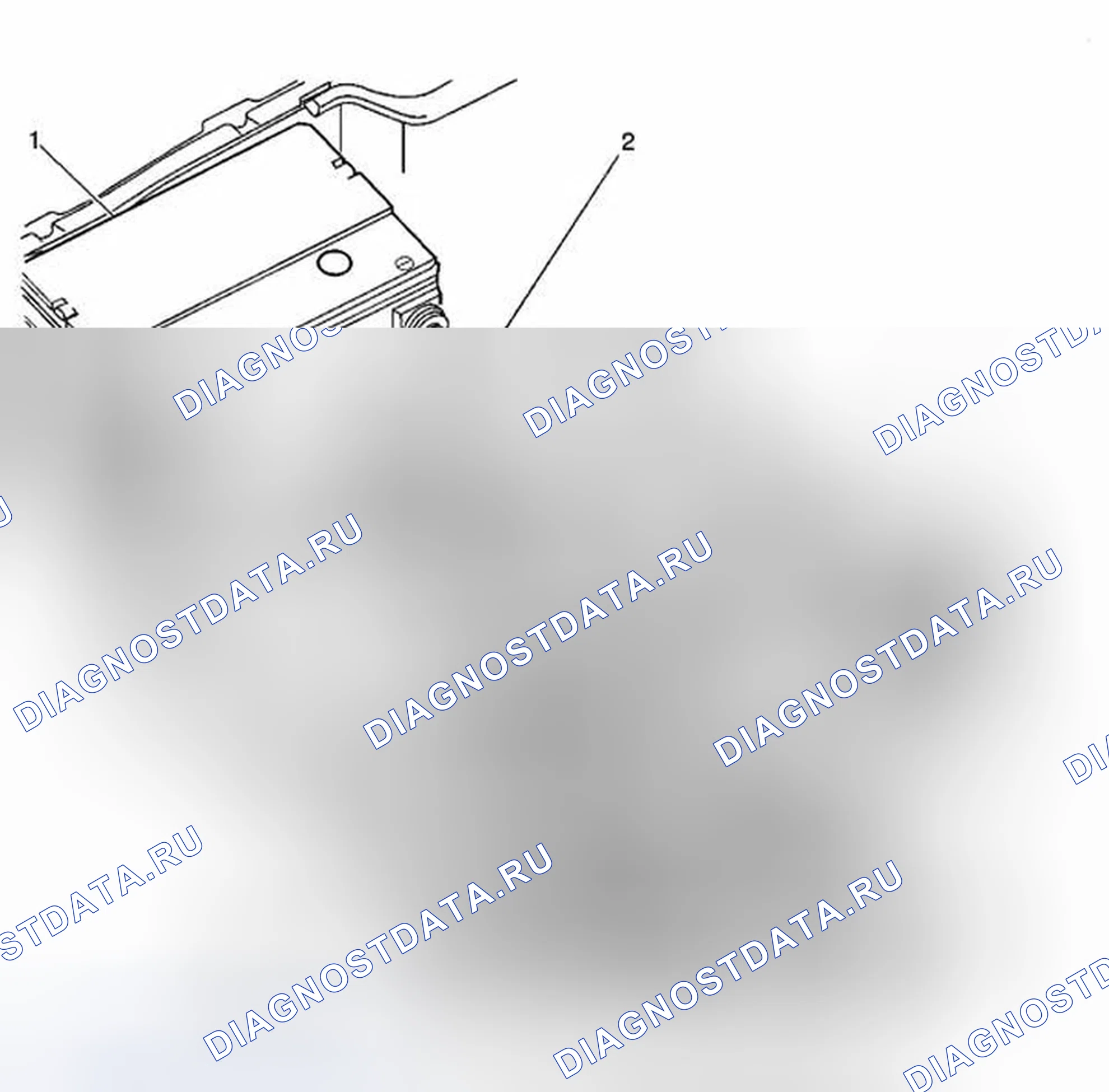 Рис. 8: Виды электрических компонентов двигателя. Cadillac STS I