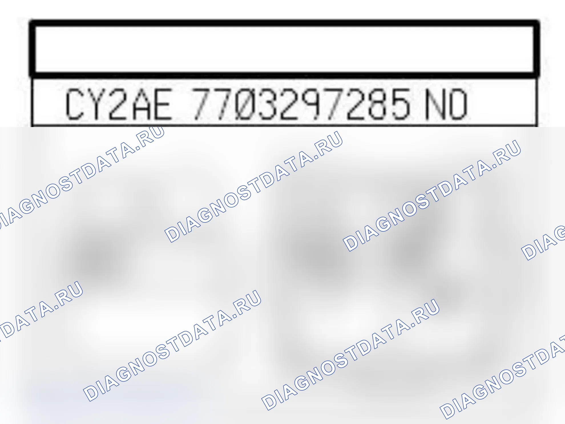 Распиновка разъёма 182 — Пр. фонарь задн. хода. Renault Zoe I