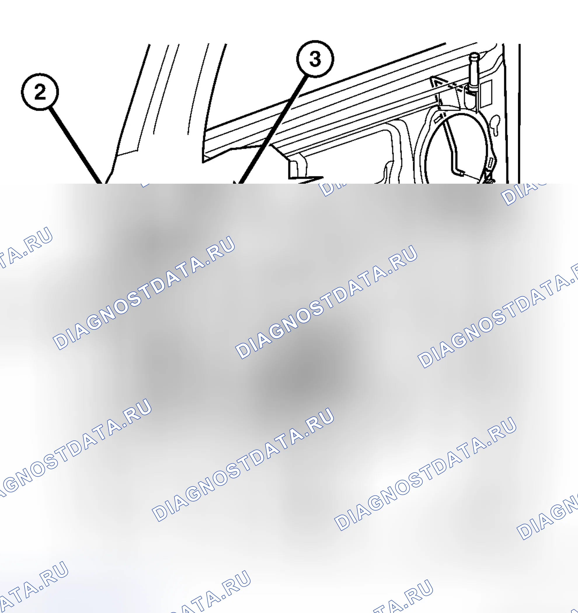 Рис. 289: ВНЕШНЯЯ РУЧКА. Dodge Cab & Chassis R3500 HD transition
