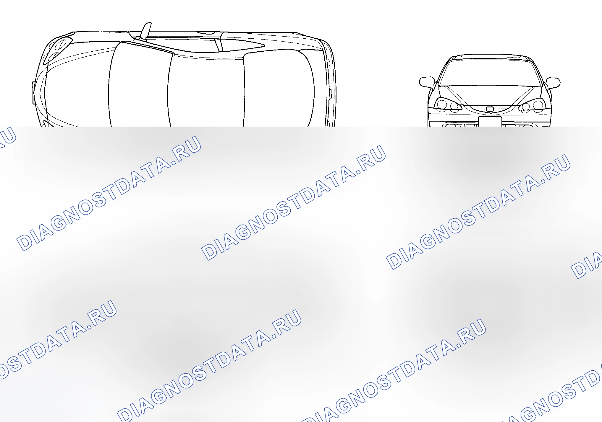 Рис. 2: Модели 2002-2004 гг.. Acura RSX I