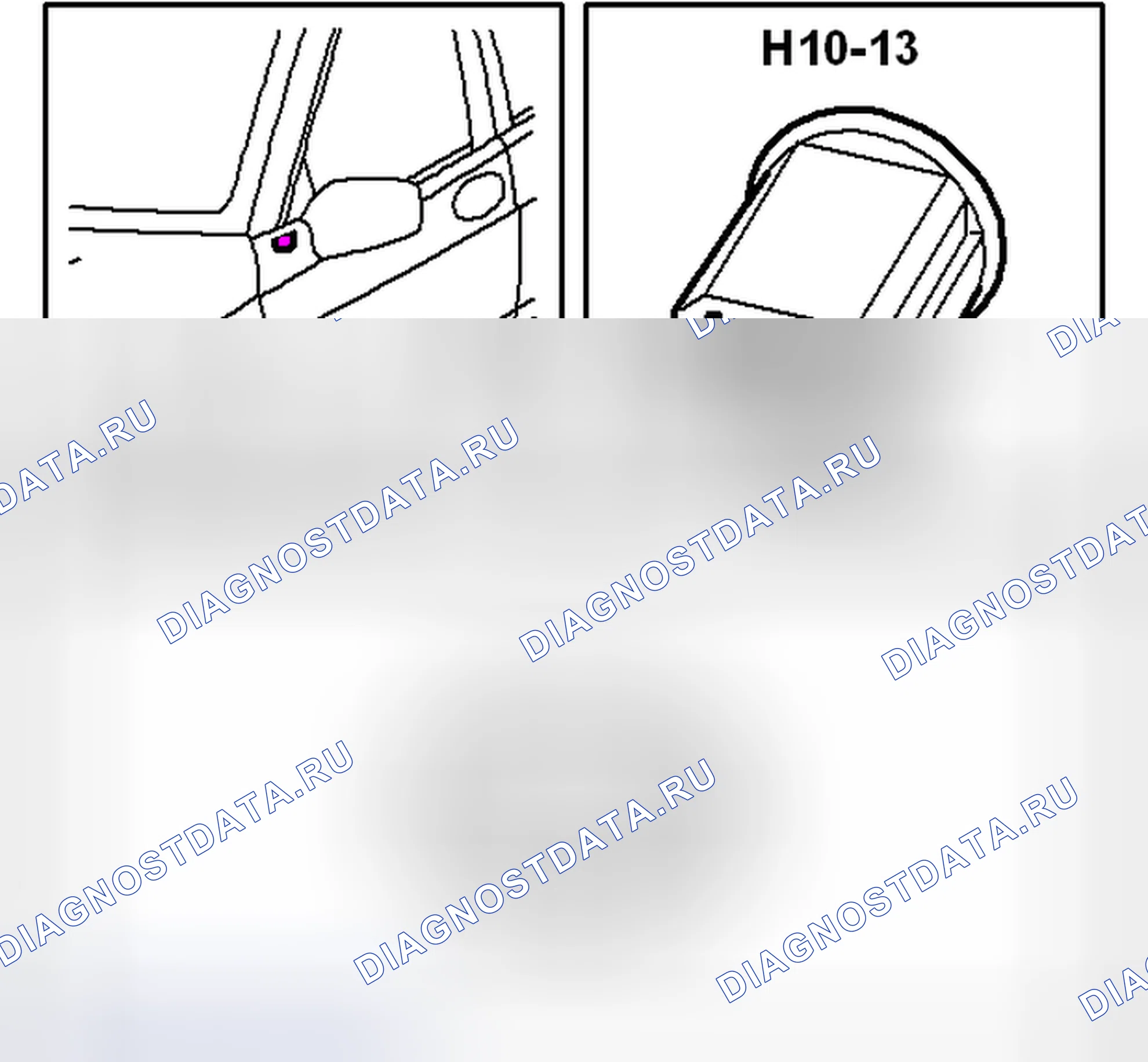 Рис. 268: Разъем H10-13. Kia Picanto III