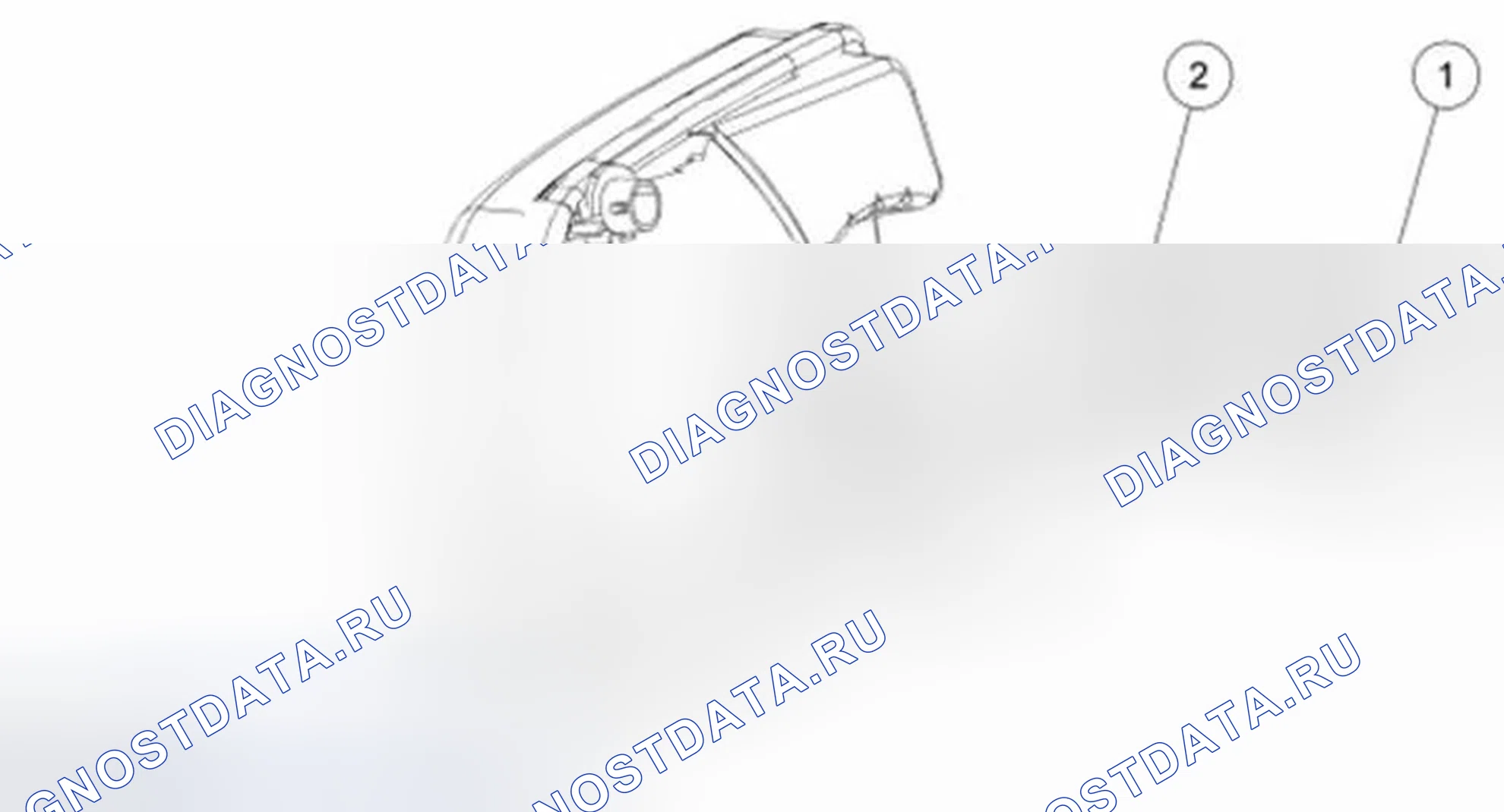 Рис. 63: Лампа фары. Ford Ranger II рестайлинг