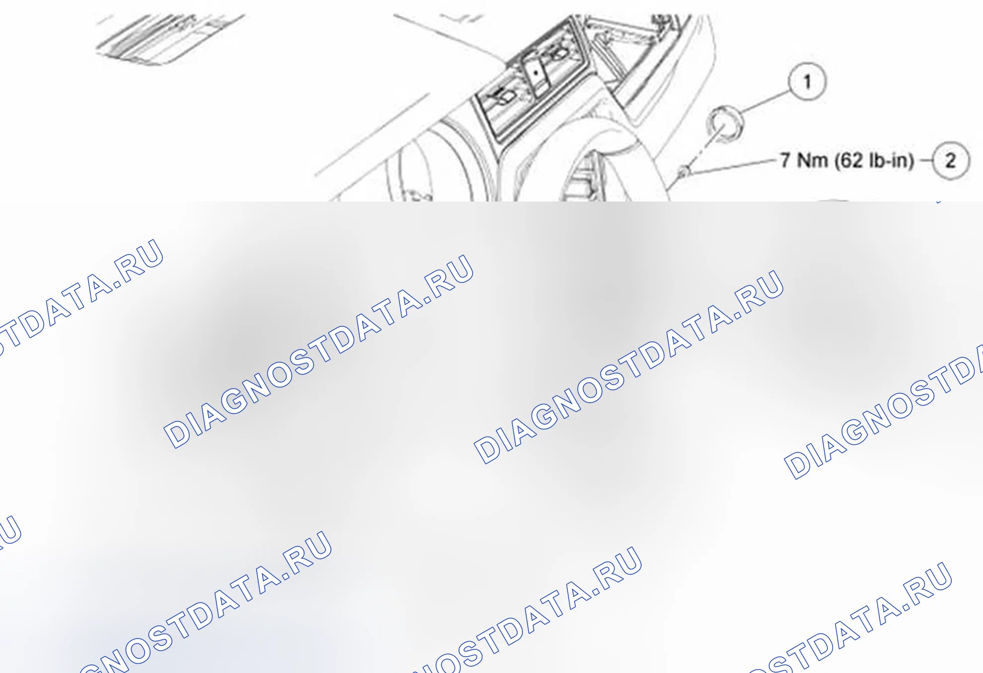 Рис. 115: Модуль подушки безопасности водителя. Ford Mustang V рестайлинг