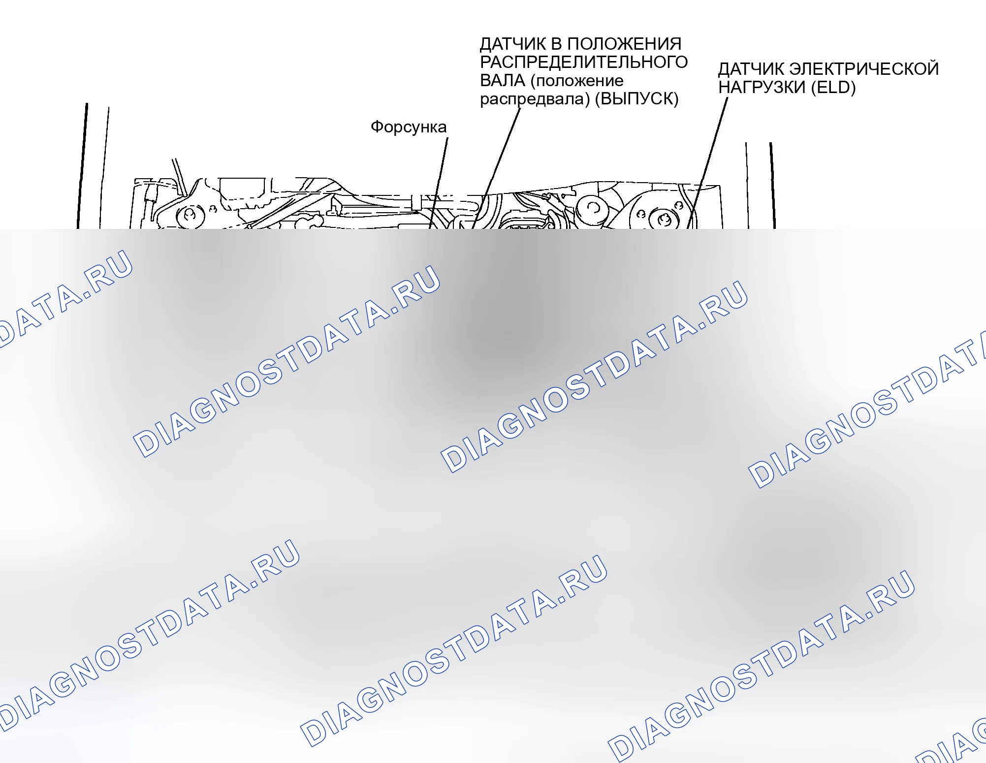 Рис. 1: Указатель расположения компонентов. Honda Element YH2