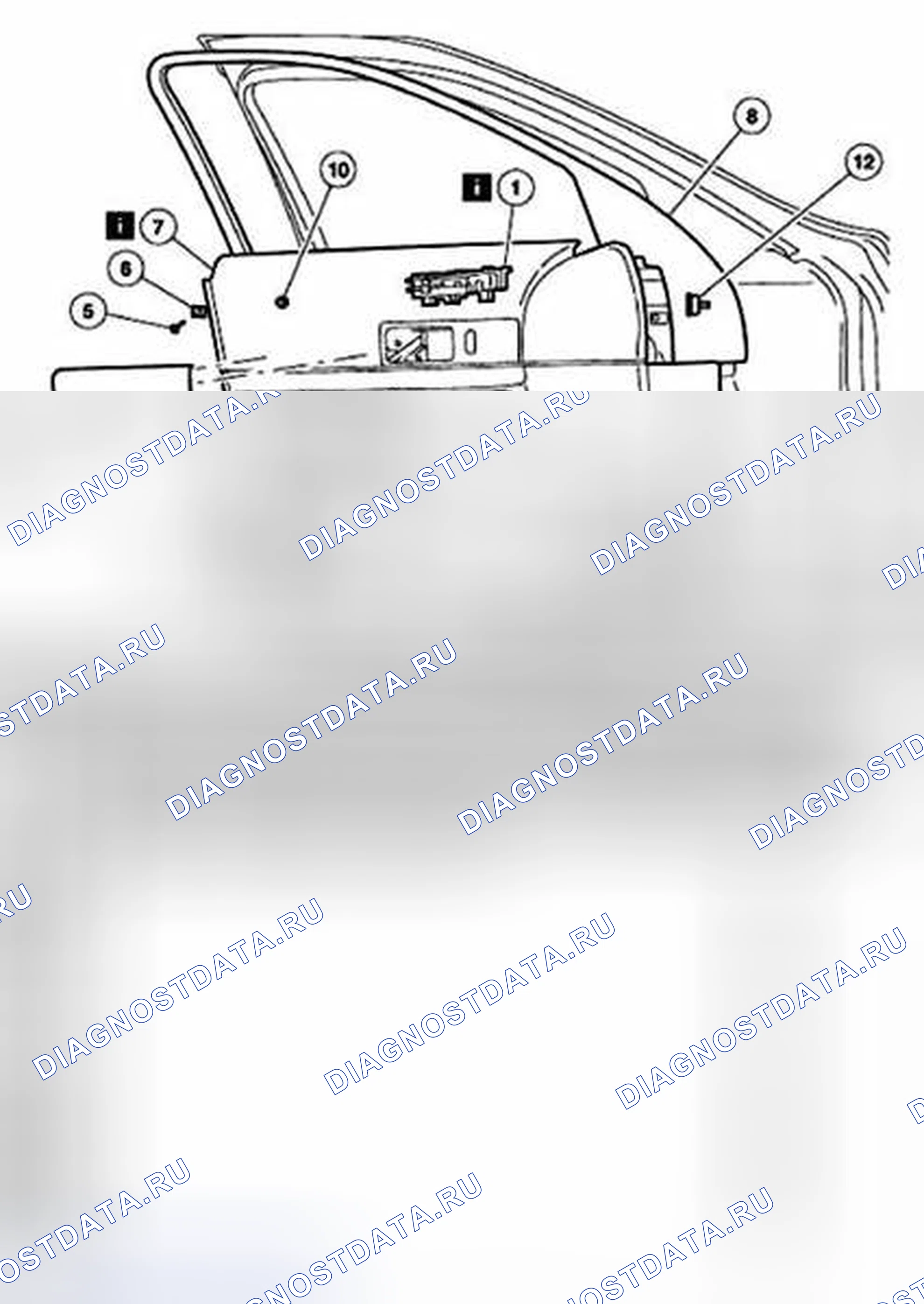 Рис. 18: обивка передней двери. Hyundai ix25 II