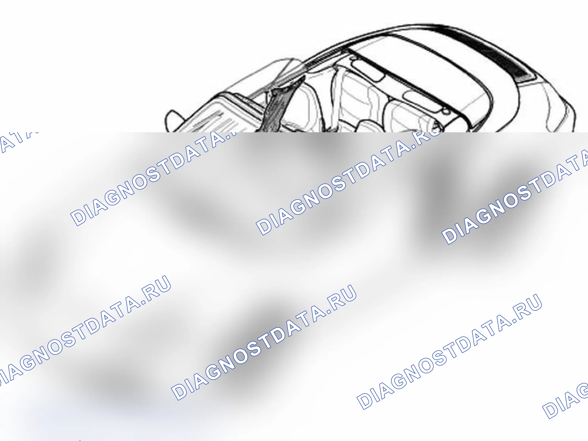 Рис. 69: Снятие и установка задних стеклоподъемников (кабриолет). Porsche 911 Carrera 996