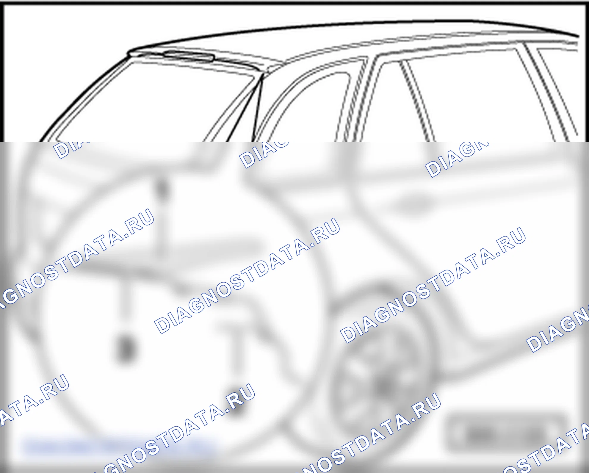 Задний спойлер. Skoda Fabia I