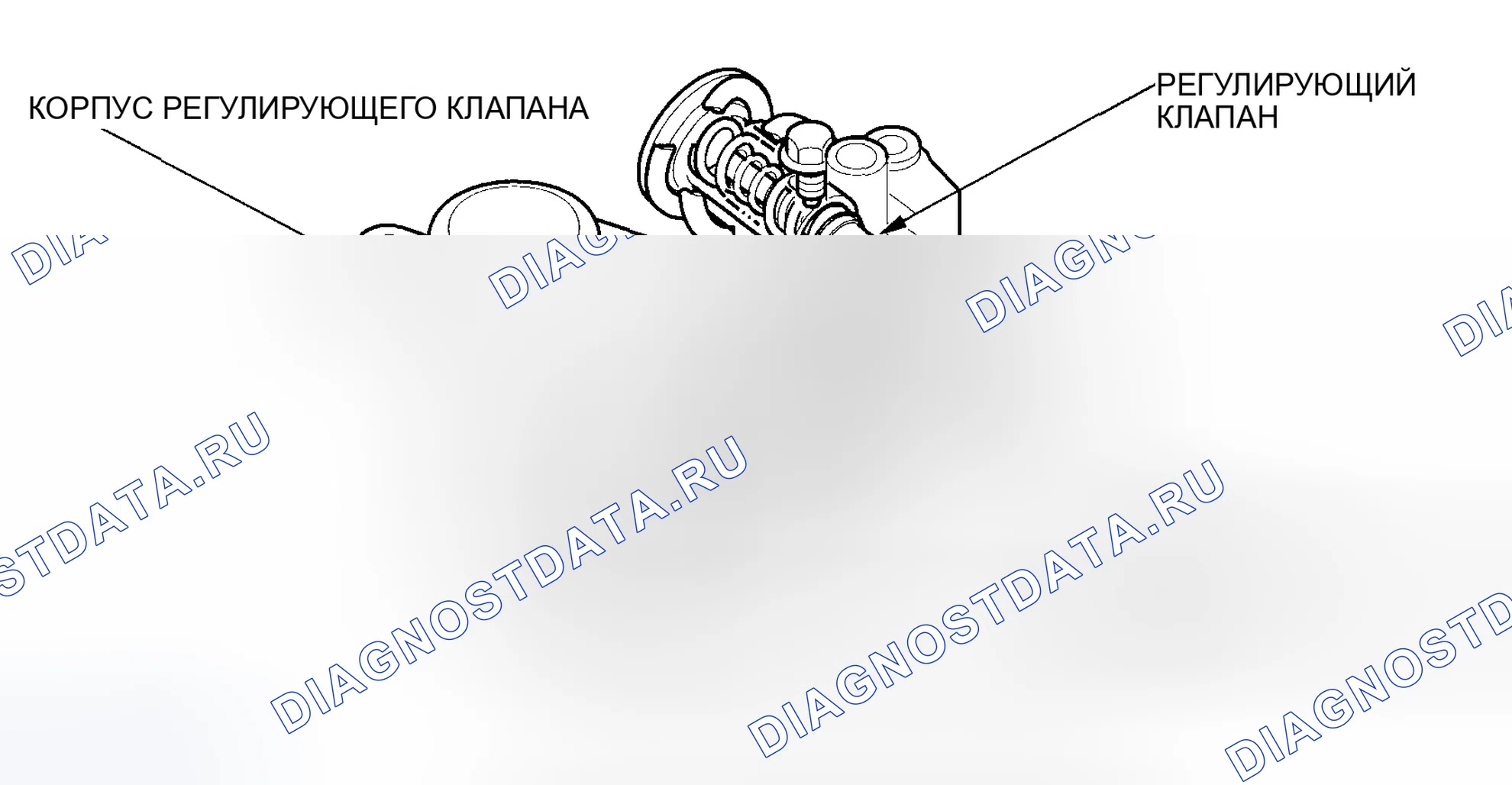 Рис. 349: Корпус клапана регулятора. Honda Odyssey I