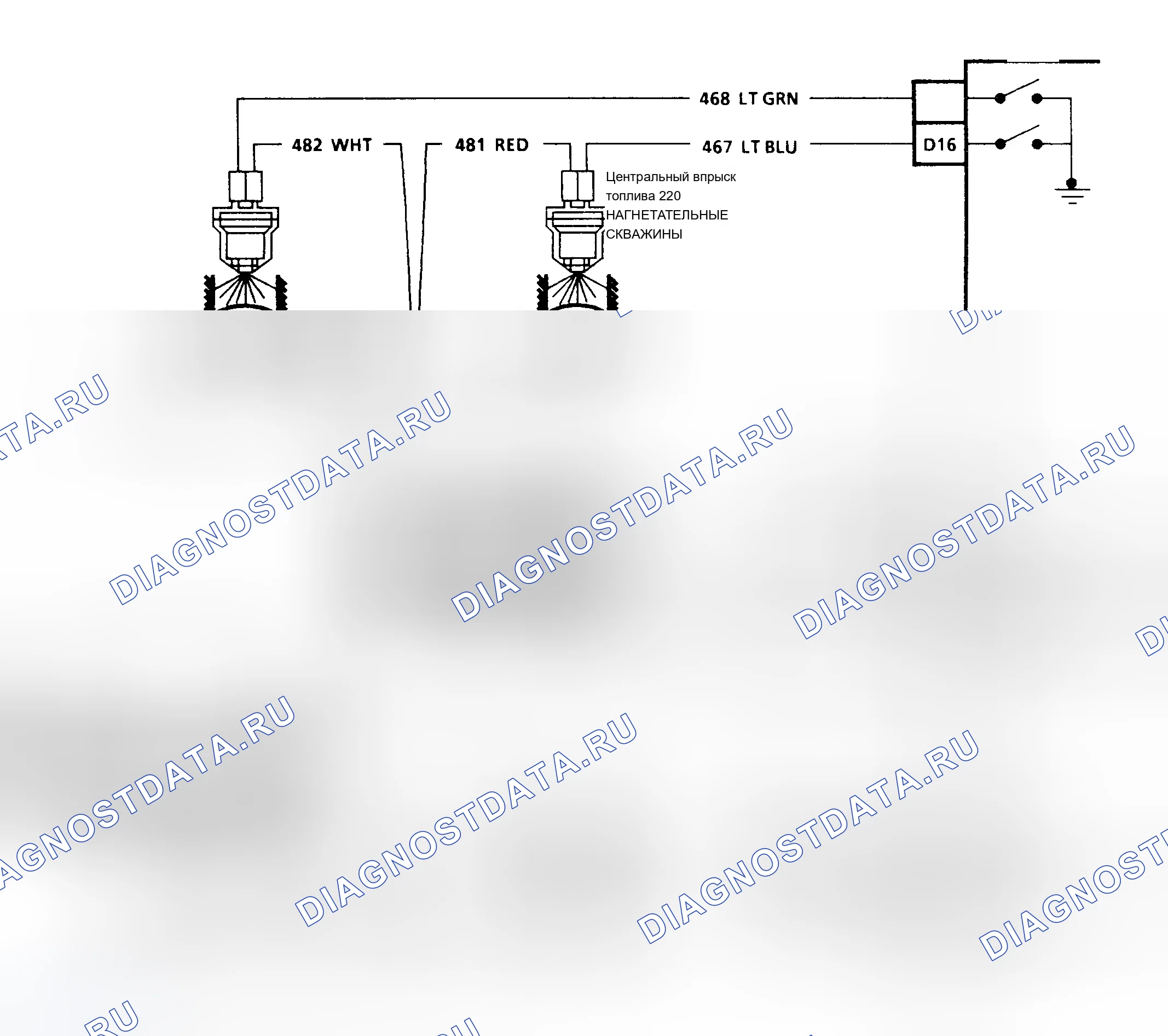 Рис. 366: CODE 42, Схема, Синхронизация электрической искры (V8 C, серия K и P W / M / T). Chevrolet Cutaway P30 