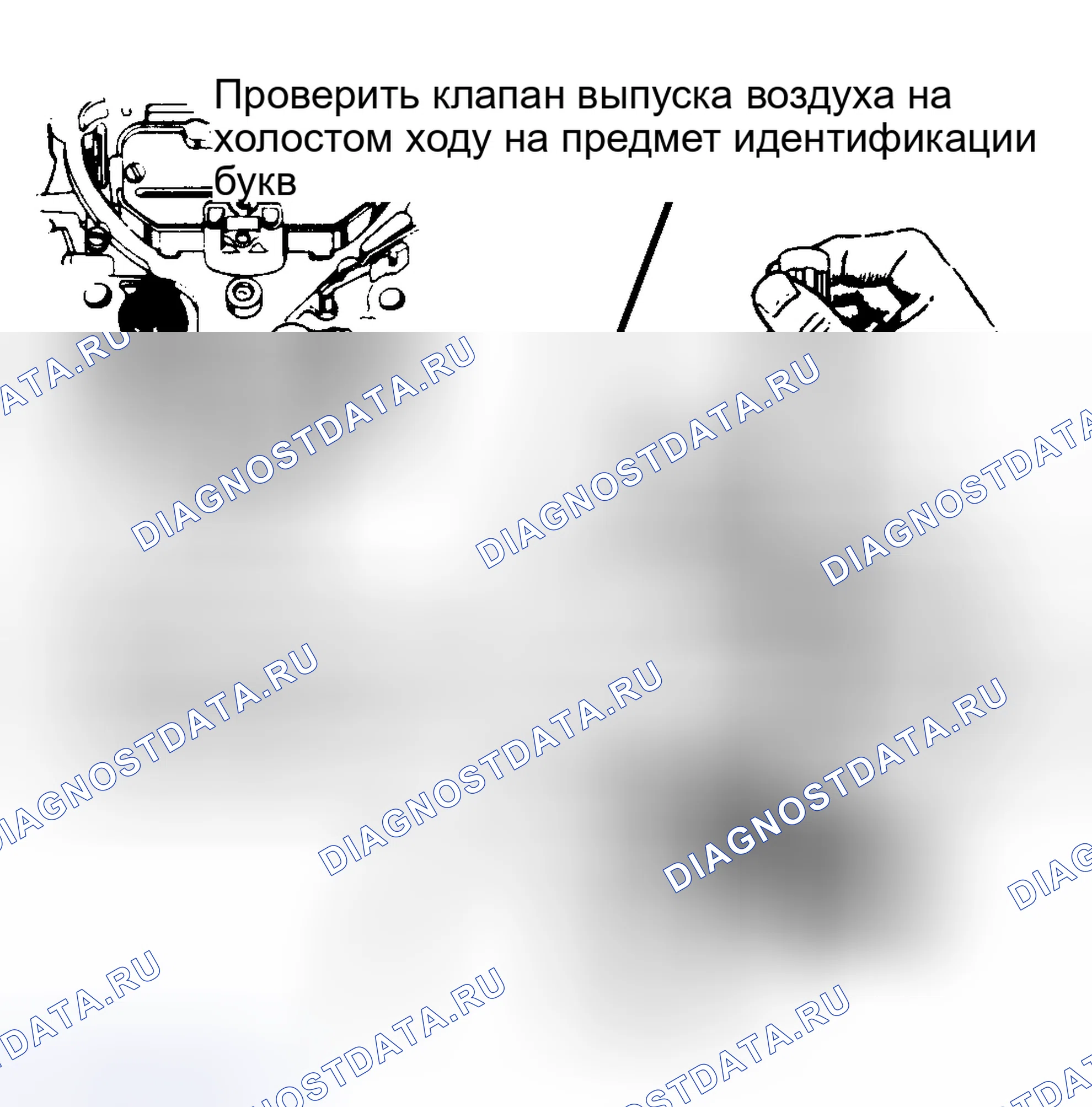 Рис. 6: Стендовая регулировка смеси на холостом ходу Окончательные регулировки производите при установленном карбюраторе и работающем двигателе.. Pontiac Firebird III