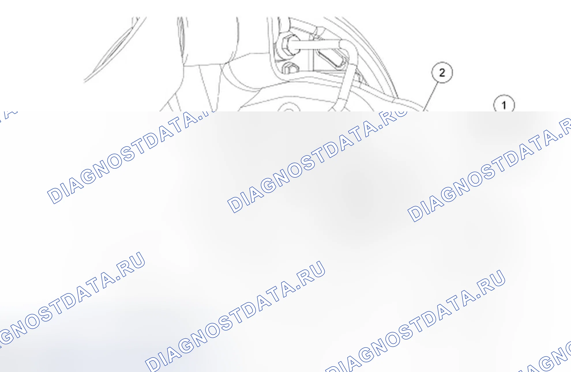 Рис. 14: Датчик скорости колеса - задний. Ford Focus II рестайлинг