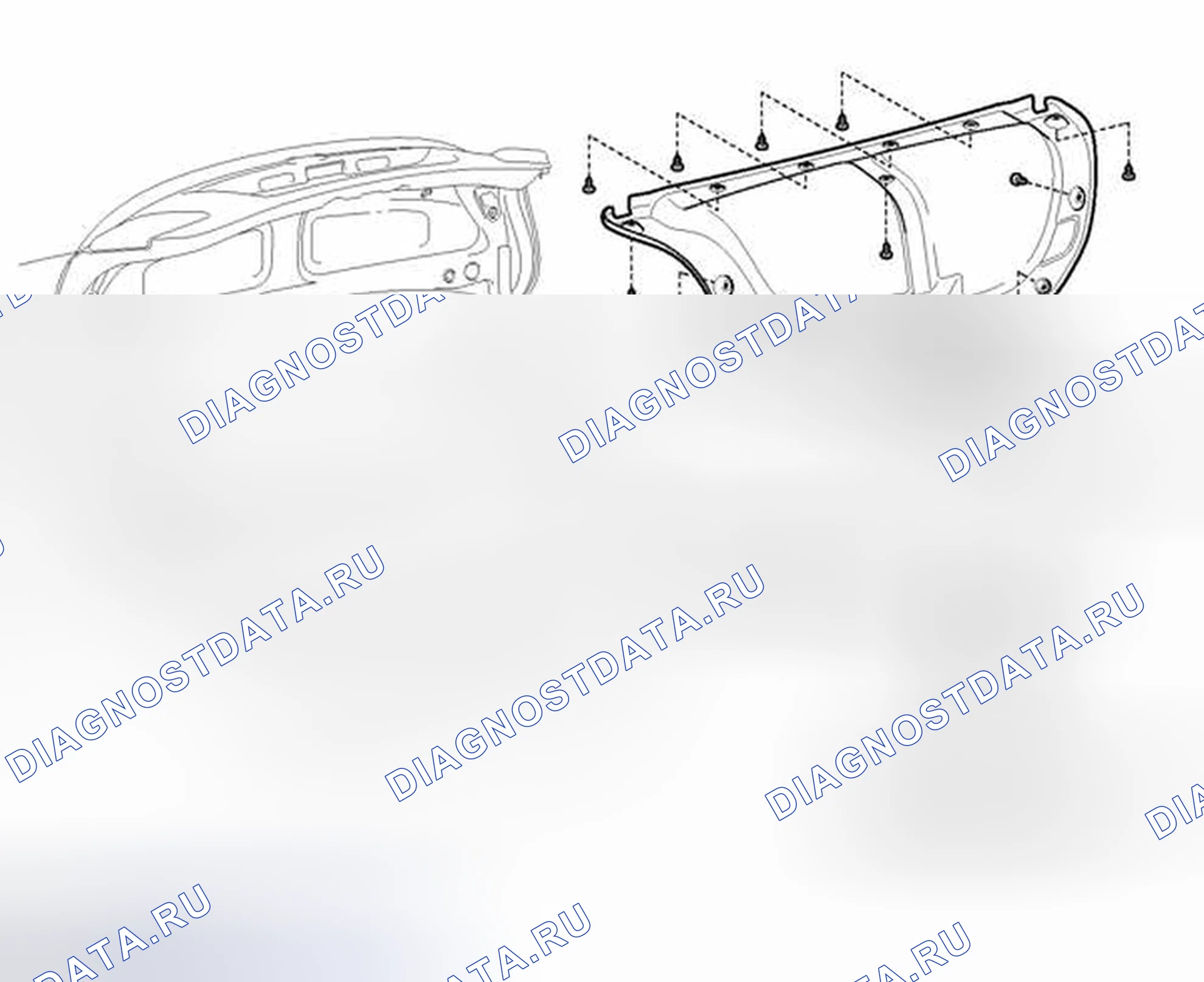 Рис. 314: ИЛЛЮСТРАЦИЯ. Toyota Camry XV40 рестайлинг