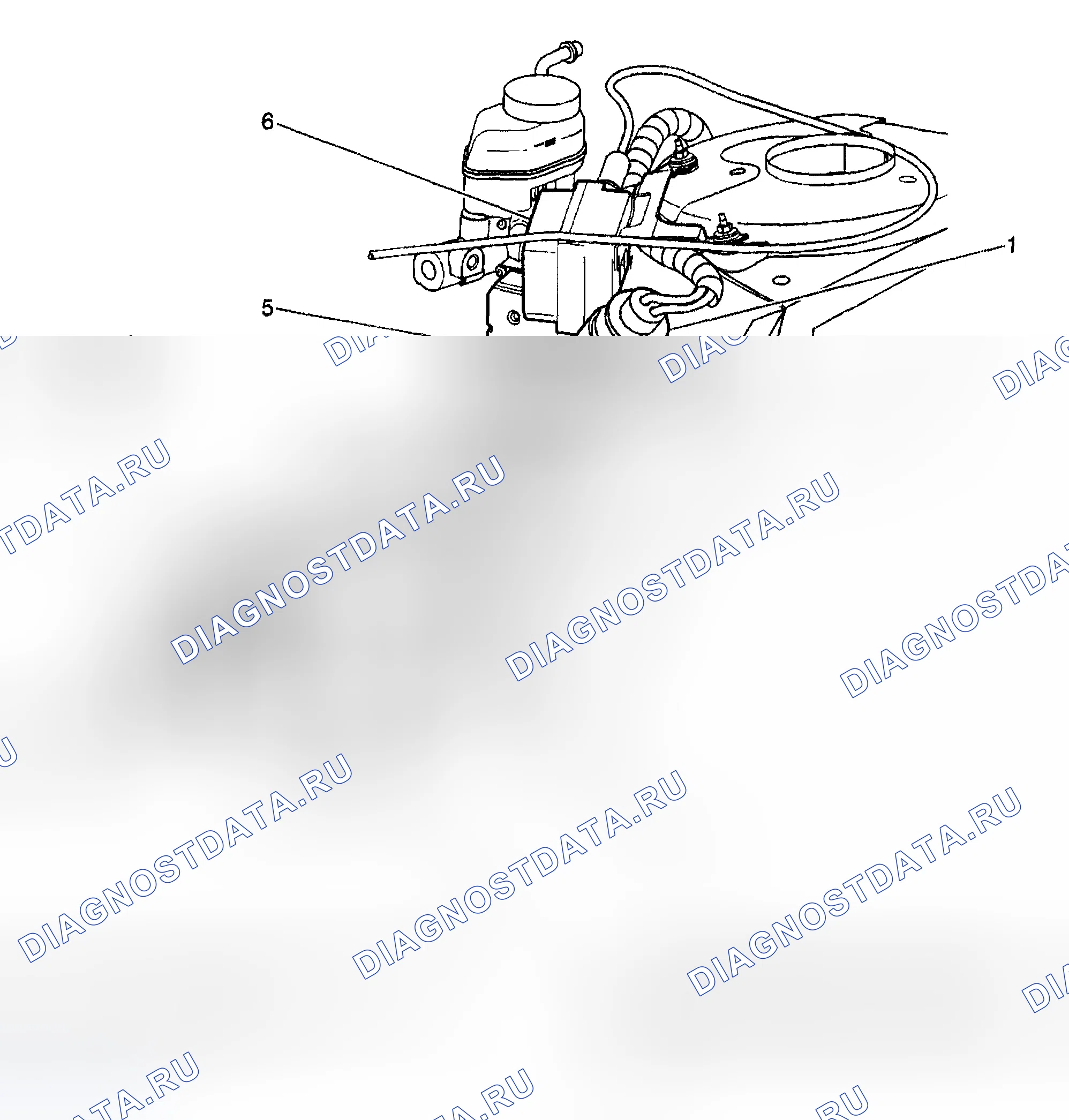 Рис. 36: Виды компонентов ABS. Chevrolet Impala VIII