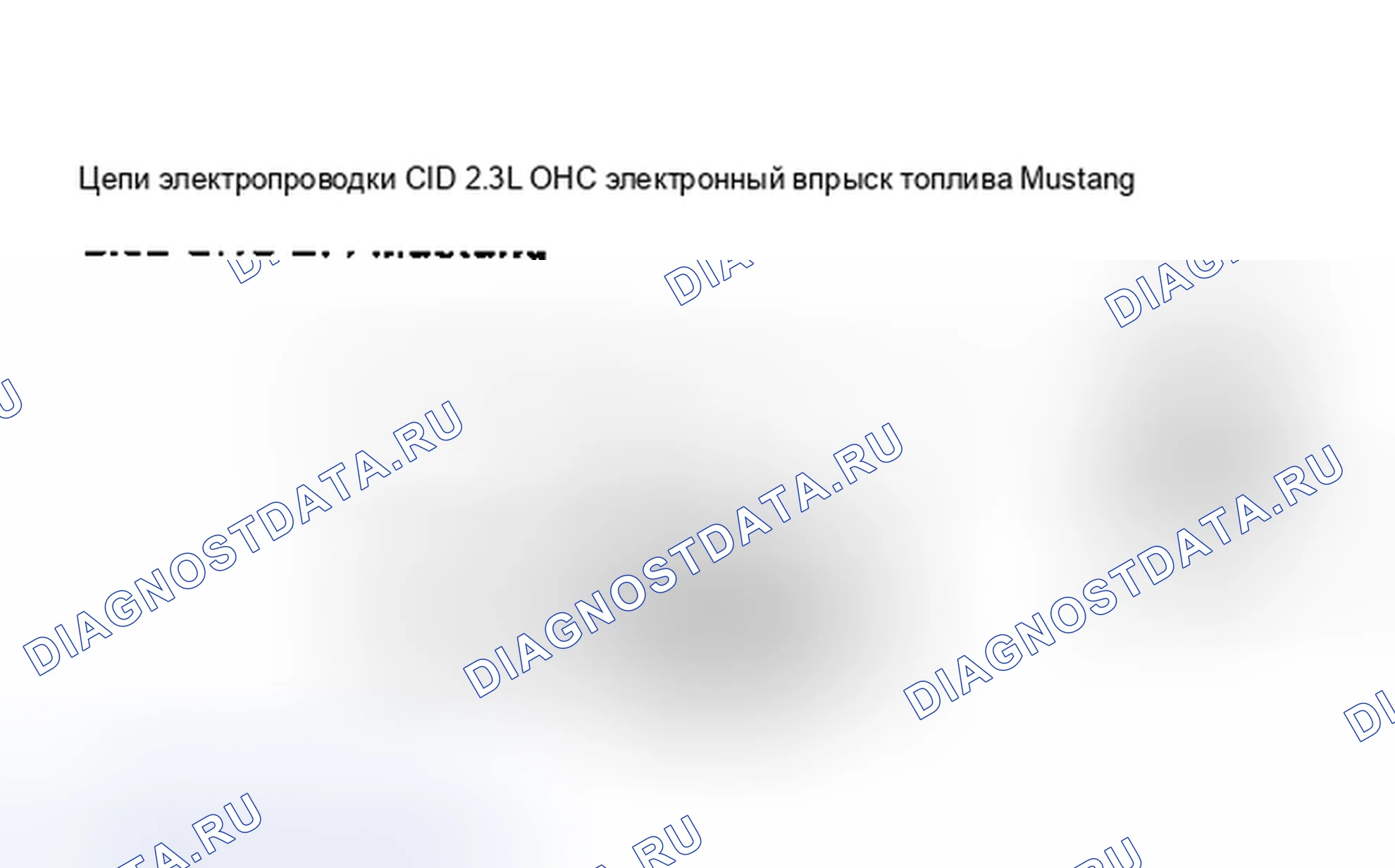 Рис. 39: Цепи CID (Mustang 2.3L). Hyundai Matrix I рестайлинг 2