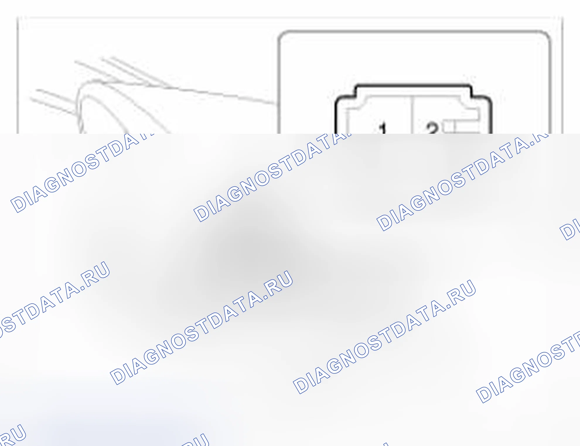 Рис. 119: Переключатель отключения. BMW 6 серия F06/F13/F12