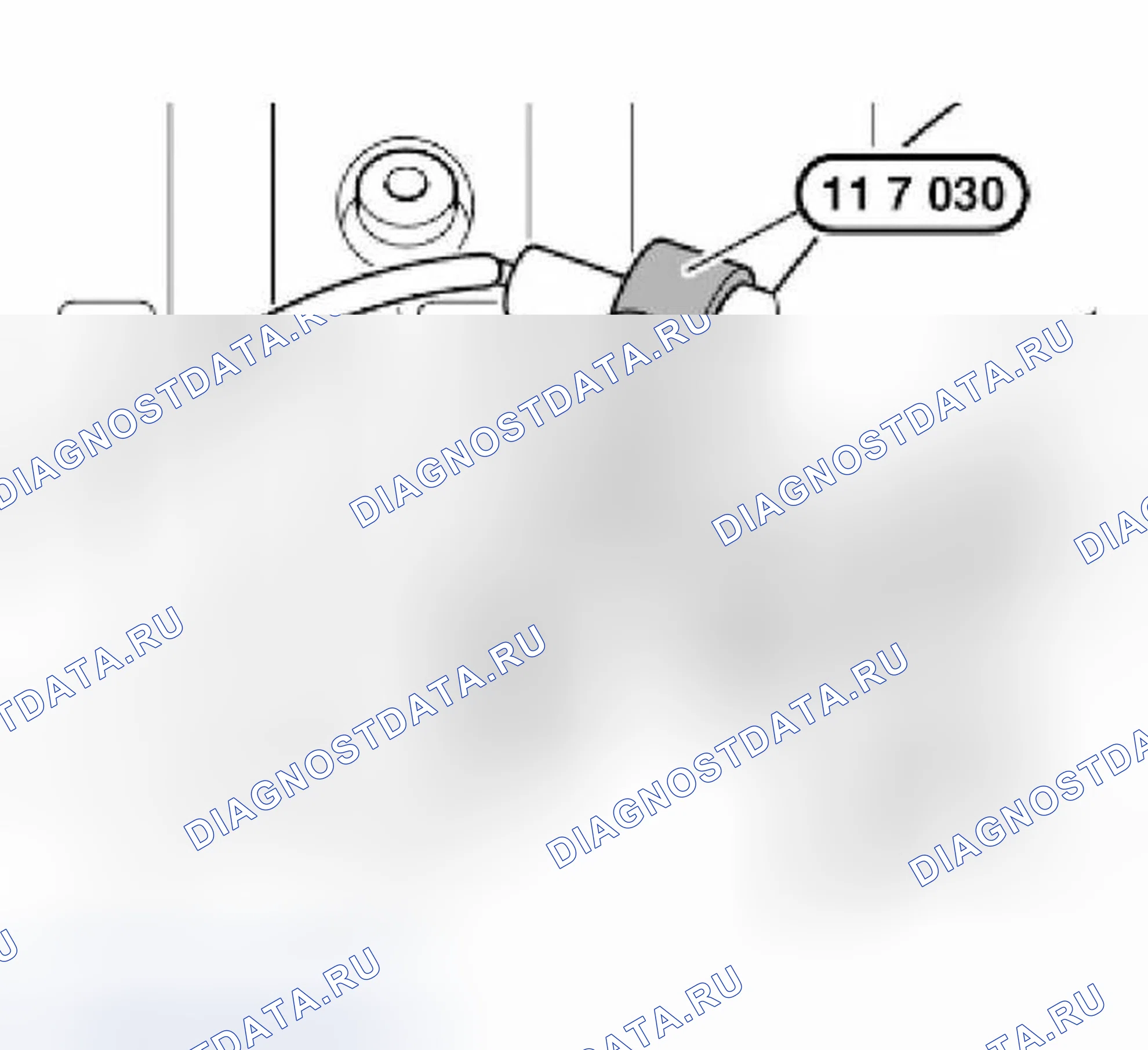 Рис. 623: 11 78 533 Замена датчика управления Lambda, справа (M62). BMW X5 E53