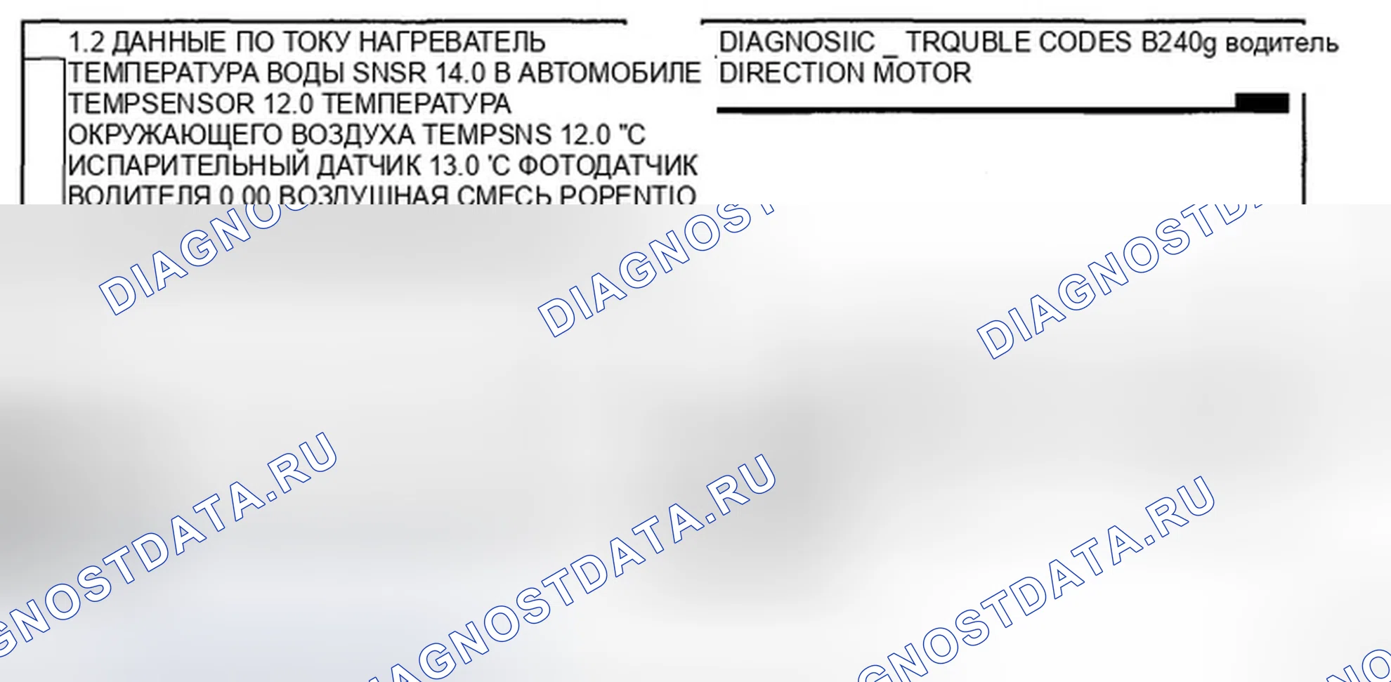 Рис. 166: МОНИТОРИНГ ДАННЫХ SCANTOOL. Hyundai Azera I
