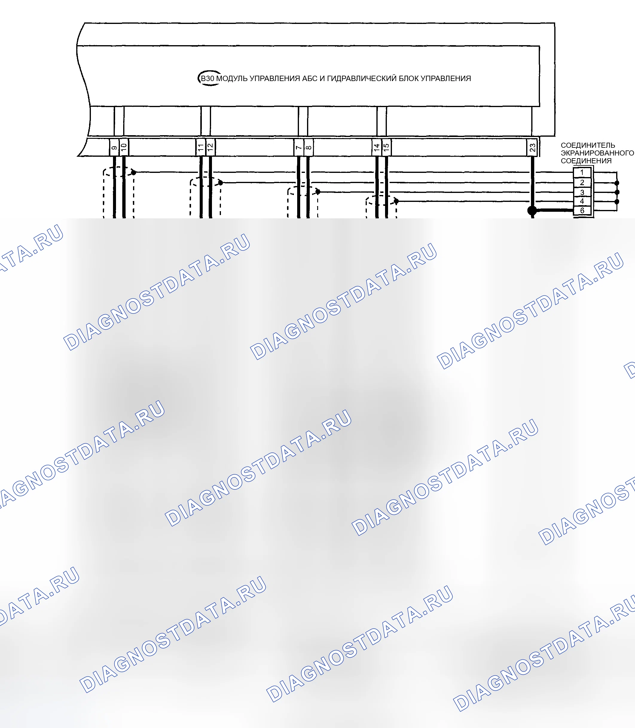 Рис. 59: электросхема. Subaru Impreza GD/GC/GG рестайлинг