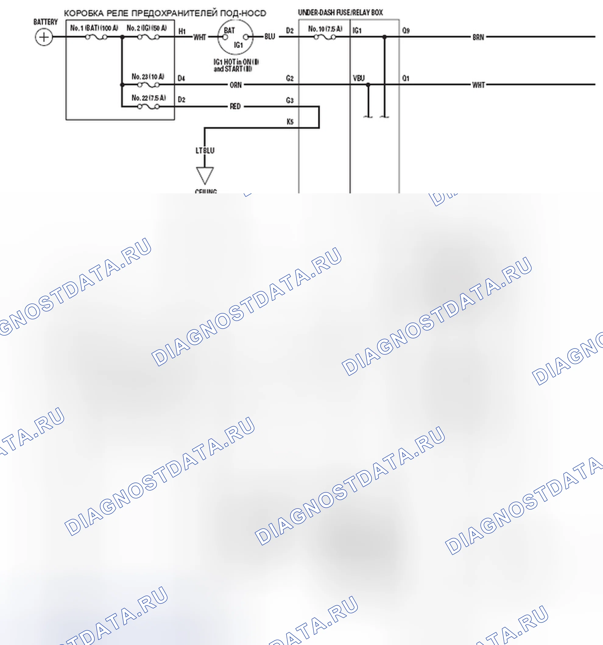 Рис. 3: Принципиальная схема. Acura CSX I