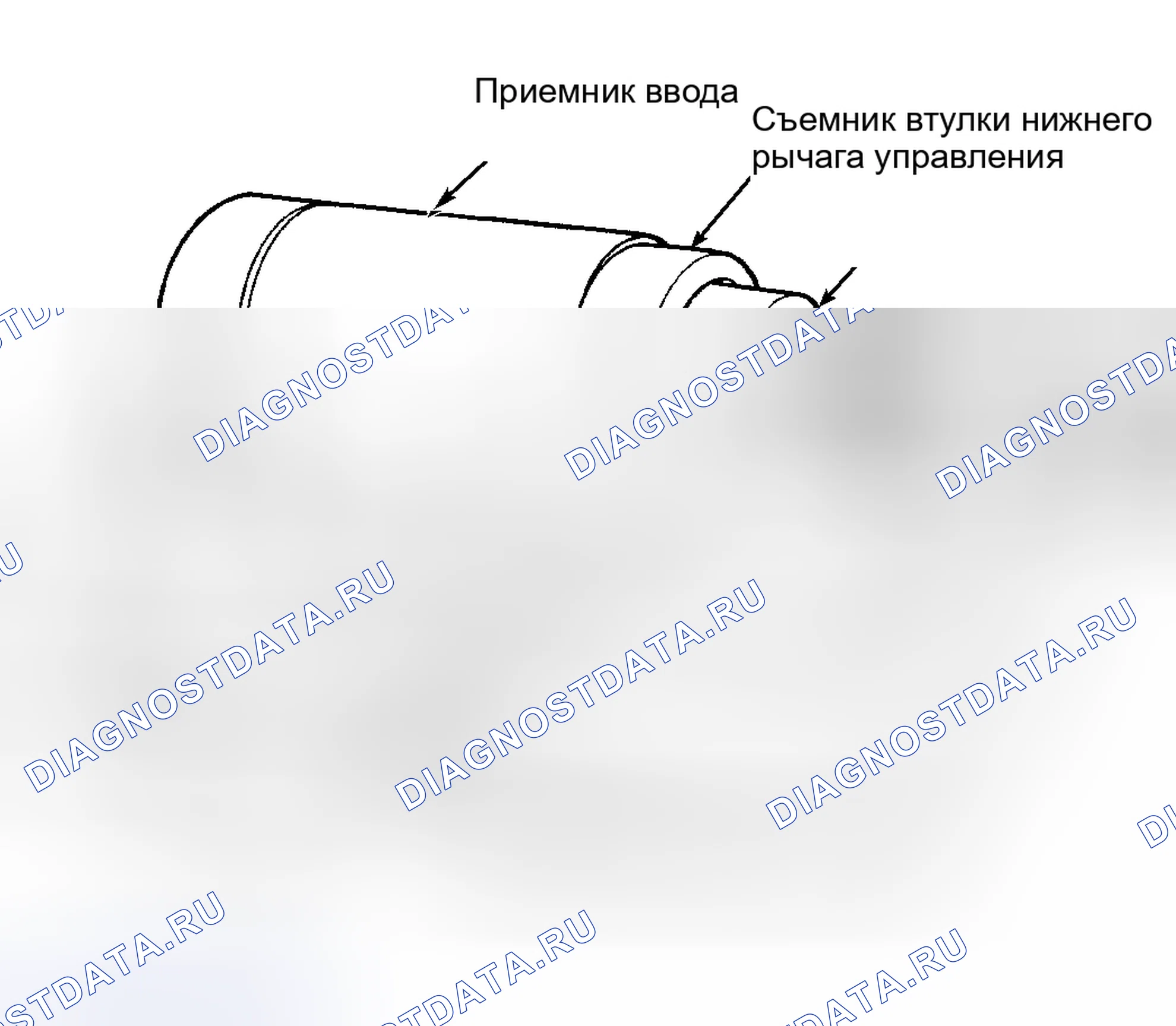 Рис. 18: Демонтаж (задняя втулка). Chrysler Sebring II