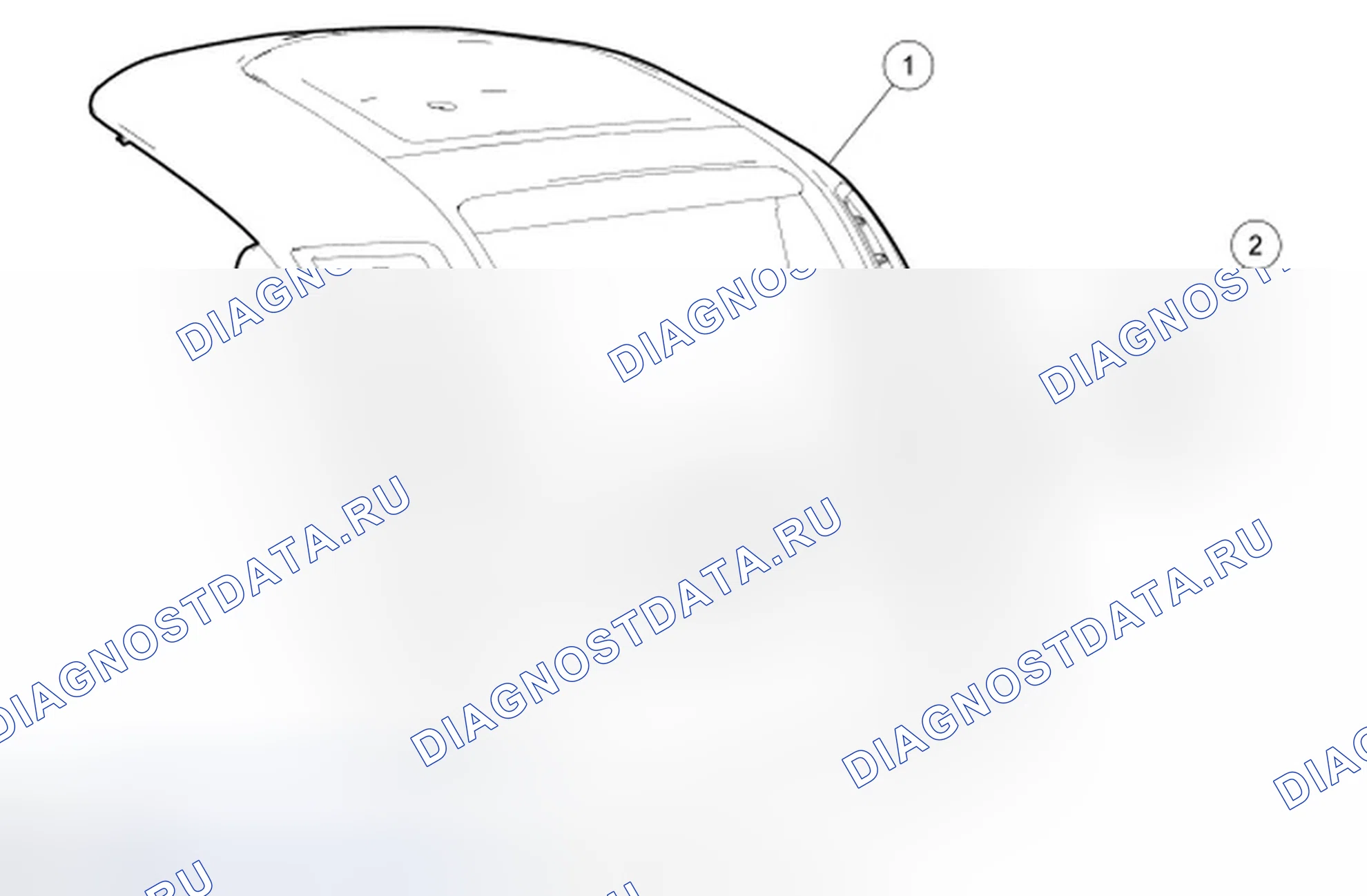 Рис. 110: Переключатель лампы мигания опасности. Ford Edge I