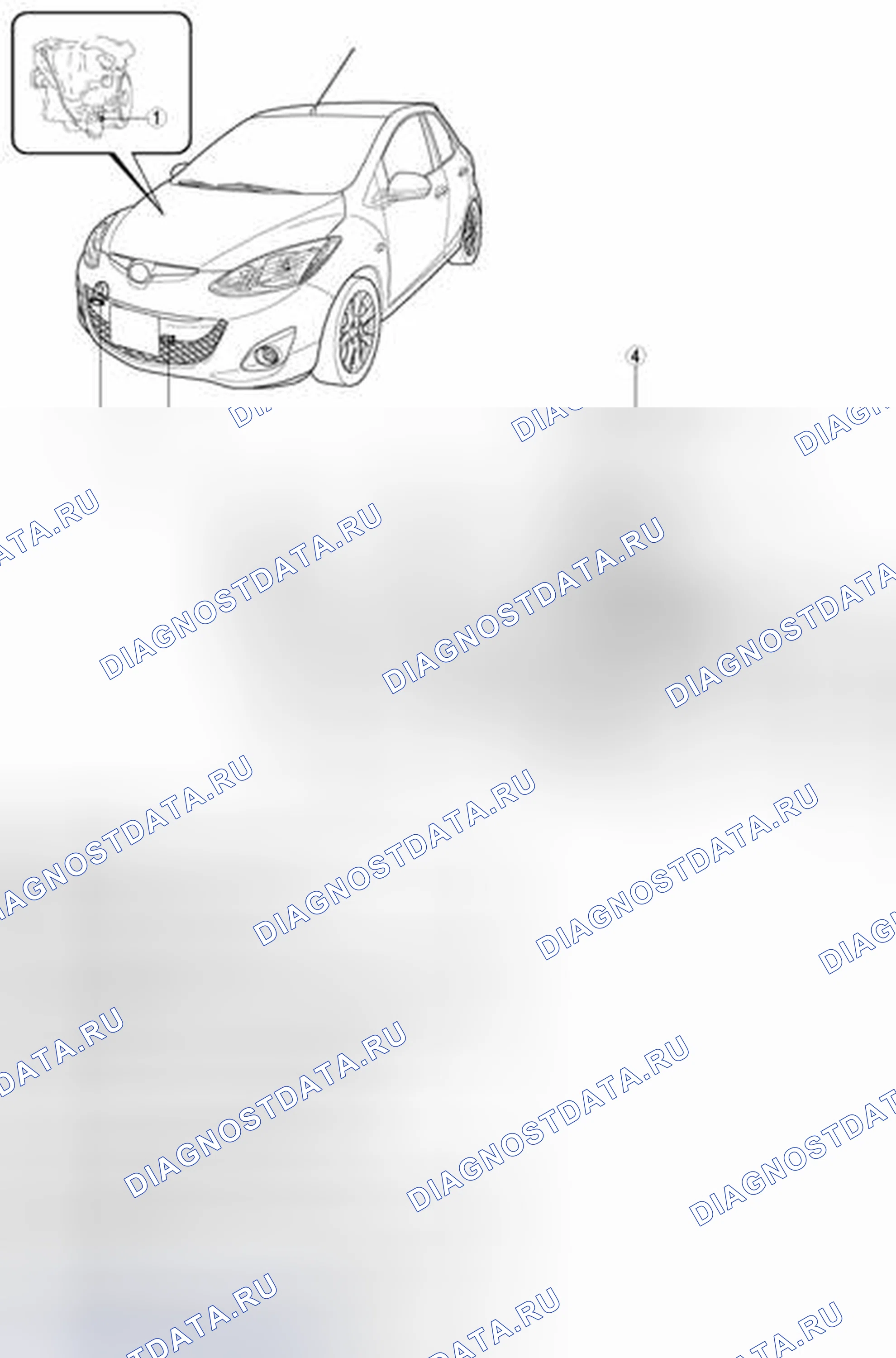 Рис. 1: Идентификация КИП / информация о драйвере. Расположение компонентов. Audi Q8 I