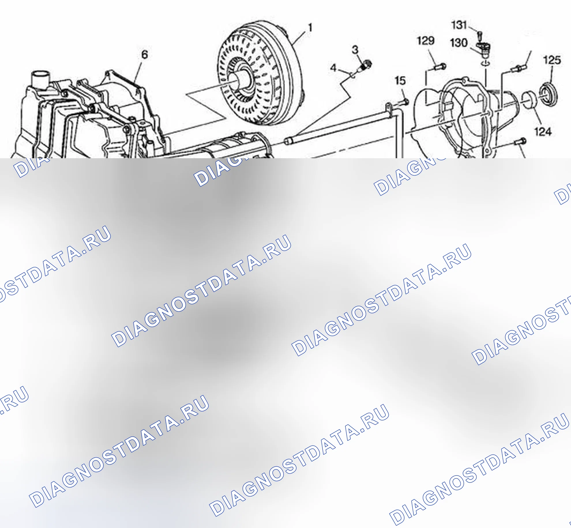 Рис. 64: Разобранные виды. Cadillac DTS I