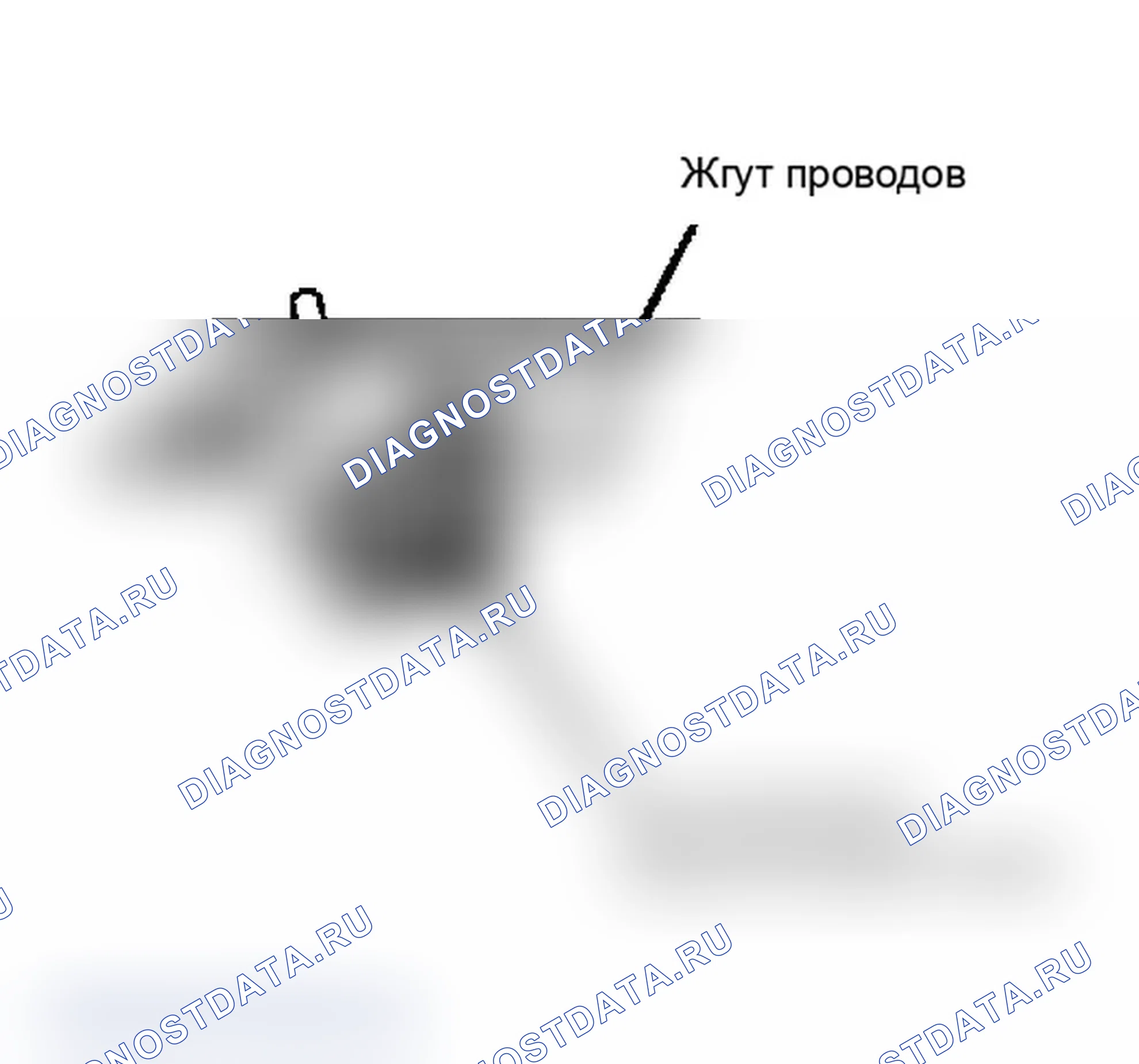 Рис. 280: 6-Port клапан переключения подачи топлива (дизельный двигатель). Ford Club Wagon E150 