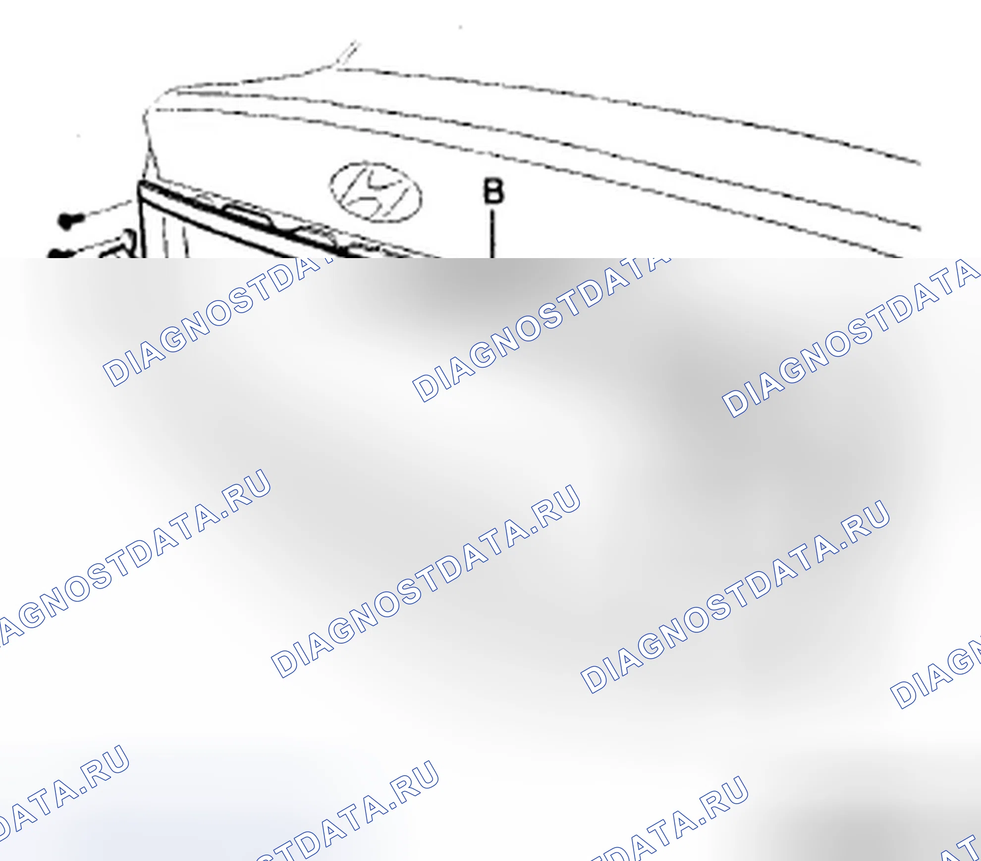Рис. 52: Выключатель крышки багажника. Hyundai Genesis I
