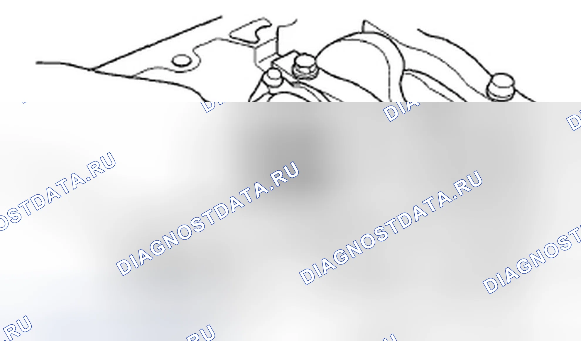 Рис. 353: Проверка зазора шатунного подшипника. Honda Crosstour I
