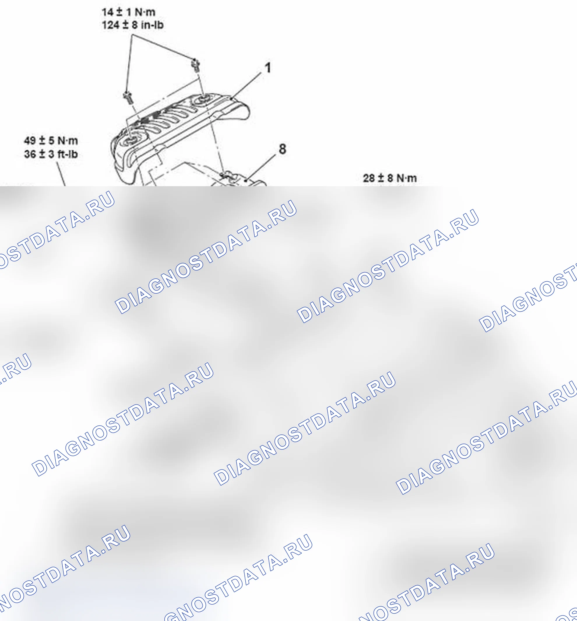 Рис. 20: ДВИГАТЕЛЬ 2,4 Л (FWD). Mitsubishi Lancer Ralliart X рестайлинг