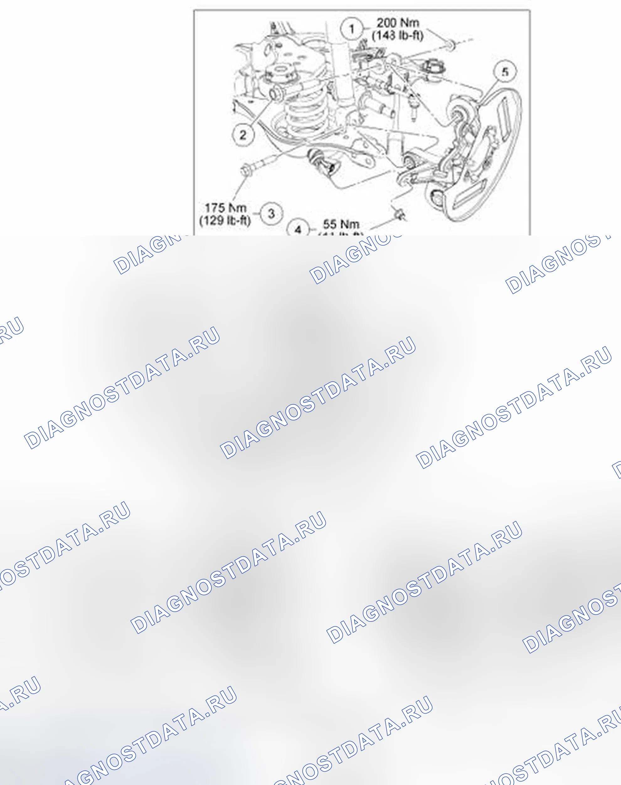 Рис. 16: Ступица колеса - полный привод (AWD). Ford Taurus VI