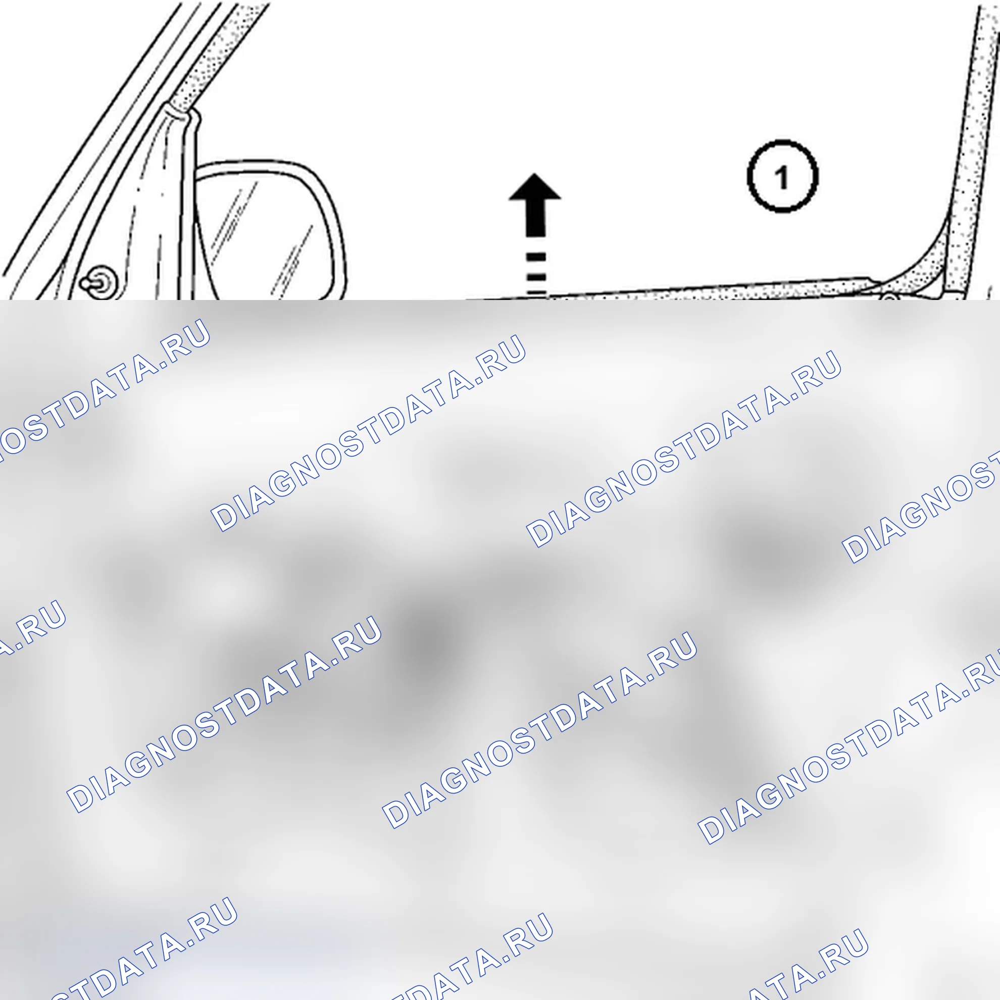 Опускное стекло передней двери. Renault Kangoo II-BeBop