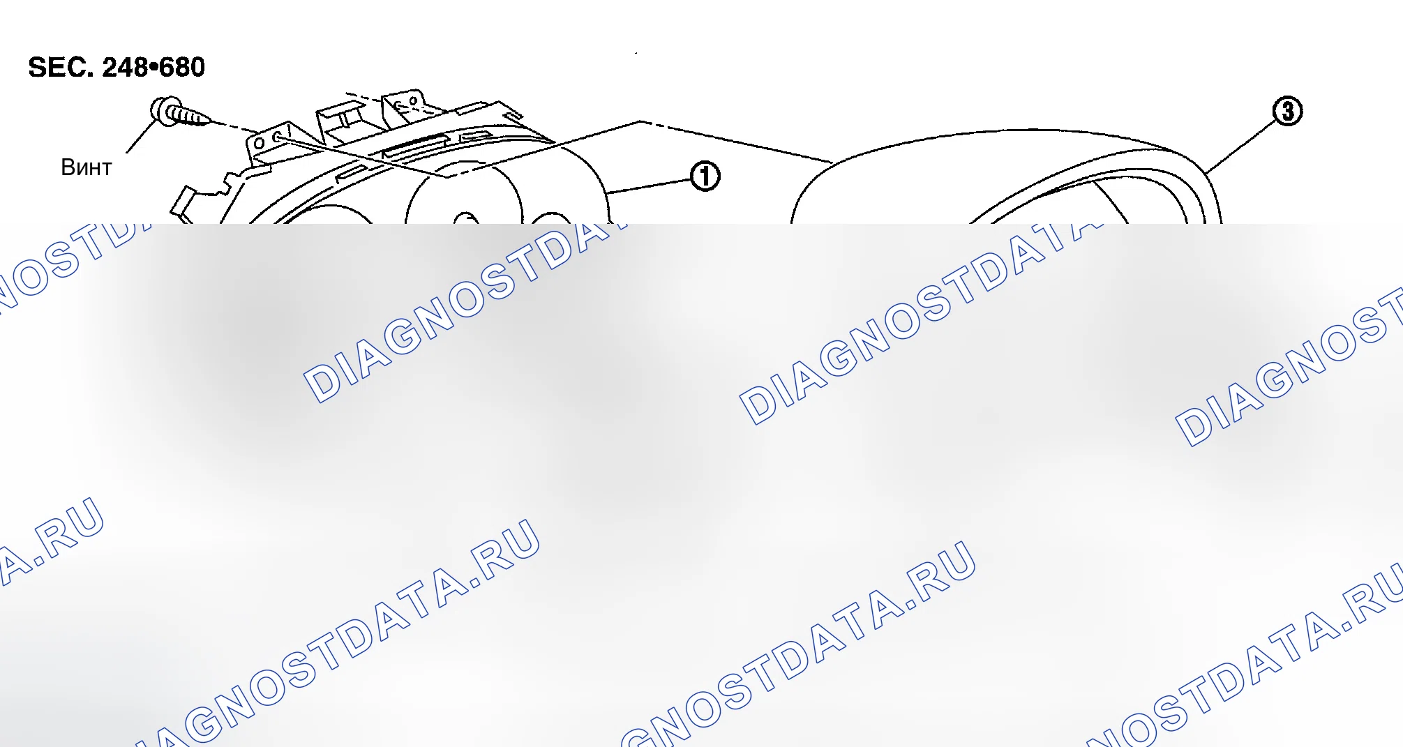 Рис. 5: КЛАСТЕРНАЯ КРЫШКА A. Infiniti G35 III