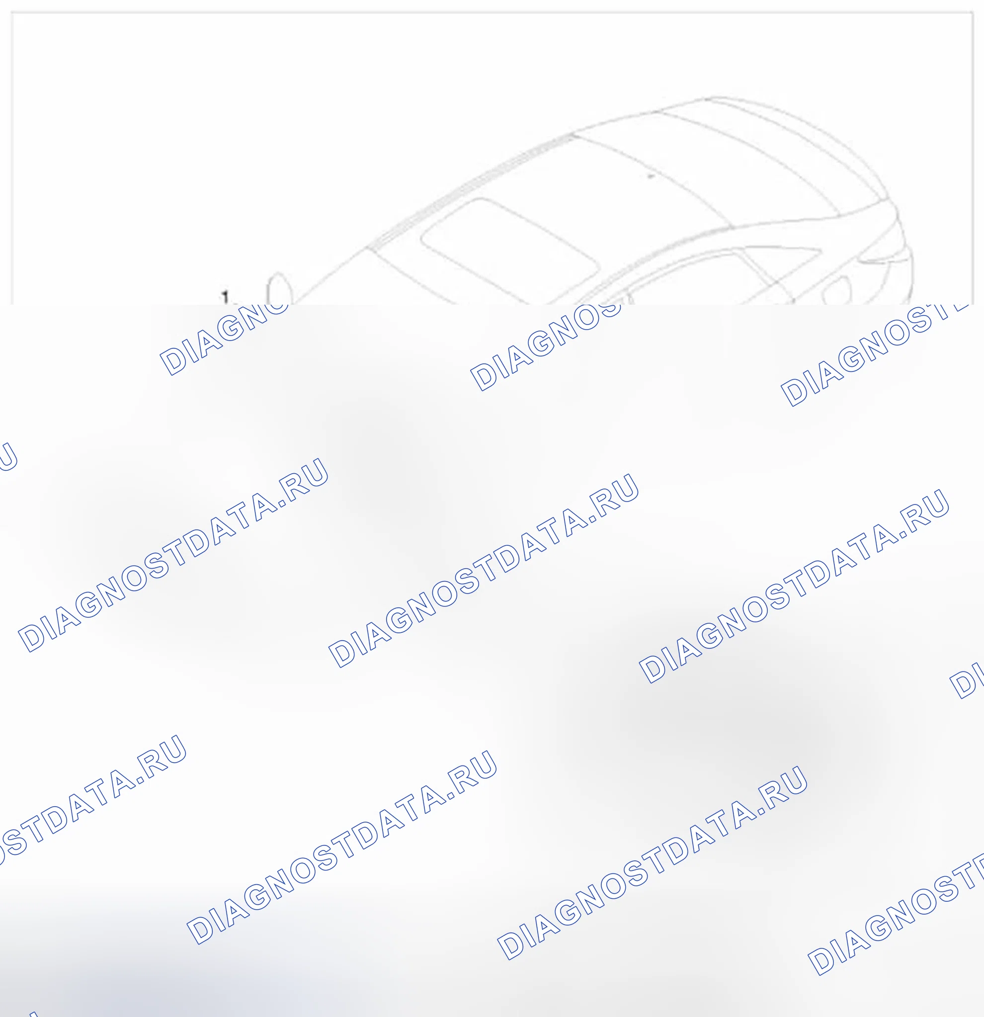 Рис. 5: РАСПОЛОЖЕНИЕ КОМПОНЕНТОВ. Hyundai Sonata VI