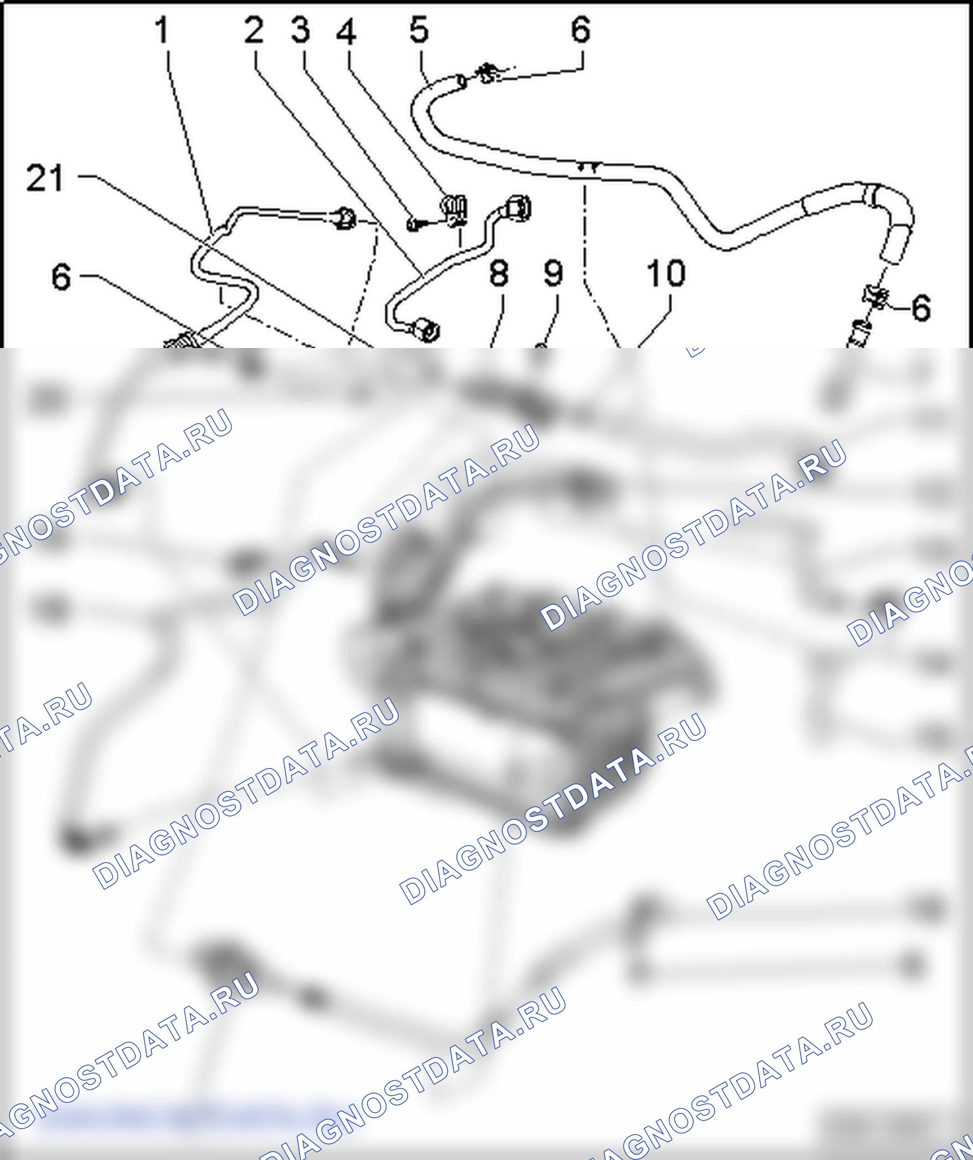 Впускной газопровод и распределитель топлива (1,4 /90 кВт TSI). Skoda Octavia Ii