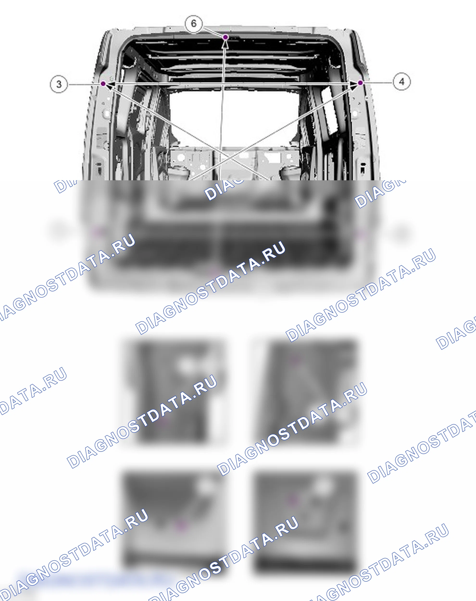 Как проверить зазоры кузова. Ford Transit Custom I