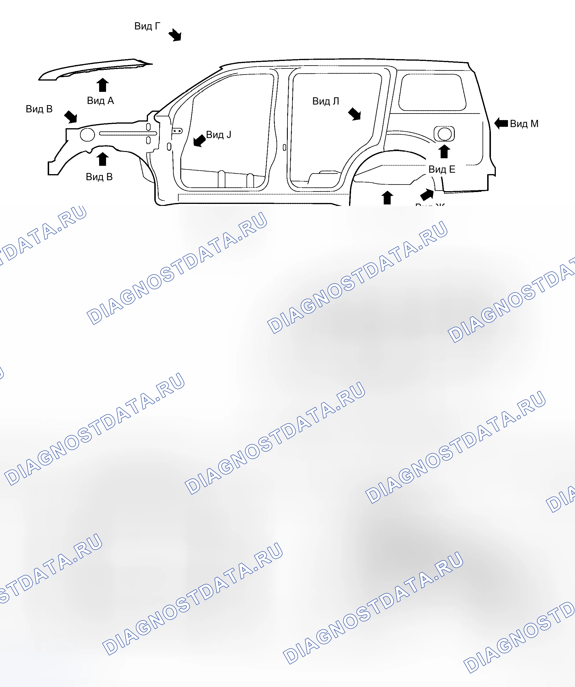 Рис. 3: ОПИСАНИЕ замков дверей и противоугонной системы. Honda Jazz I