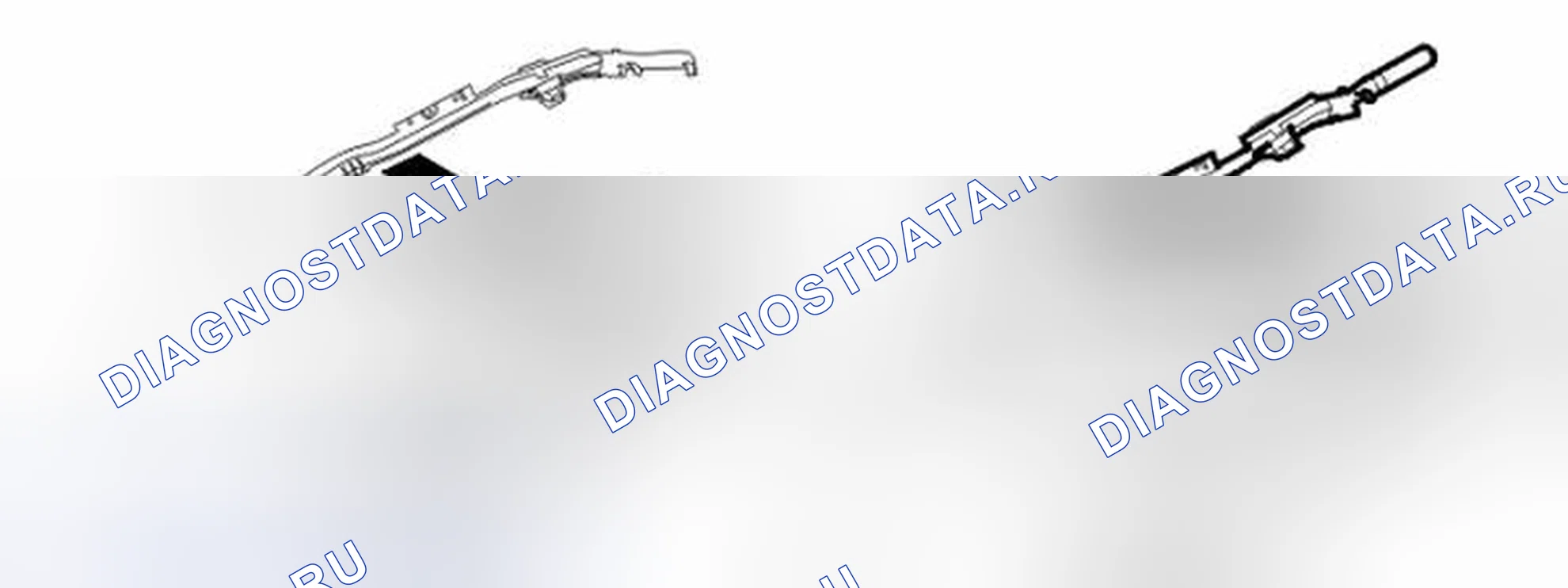 Рис. 97: Раздувной занавес (модель год 2001-). Volvo S40 I рестайлинг