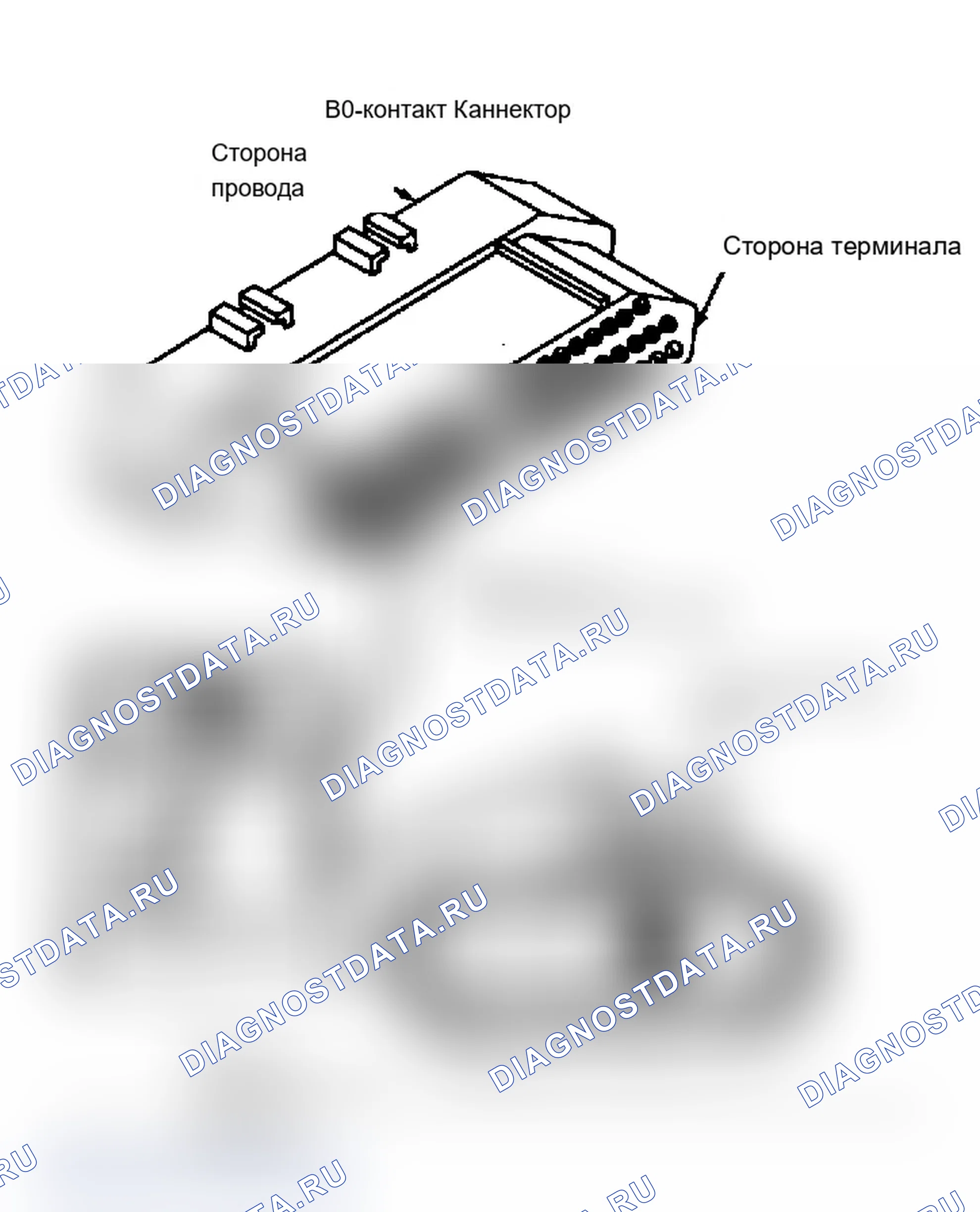 Рис. 284: DR2 (16 из 18) - Проверка разъема электродвигателя регулятор оборотов холостого хода (продолжение). Dodge Dakota Shelby 