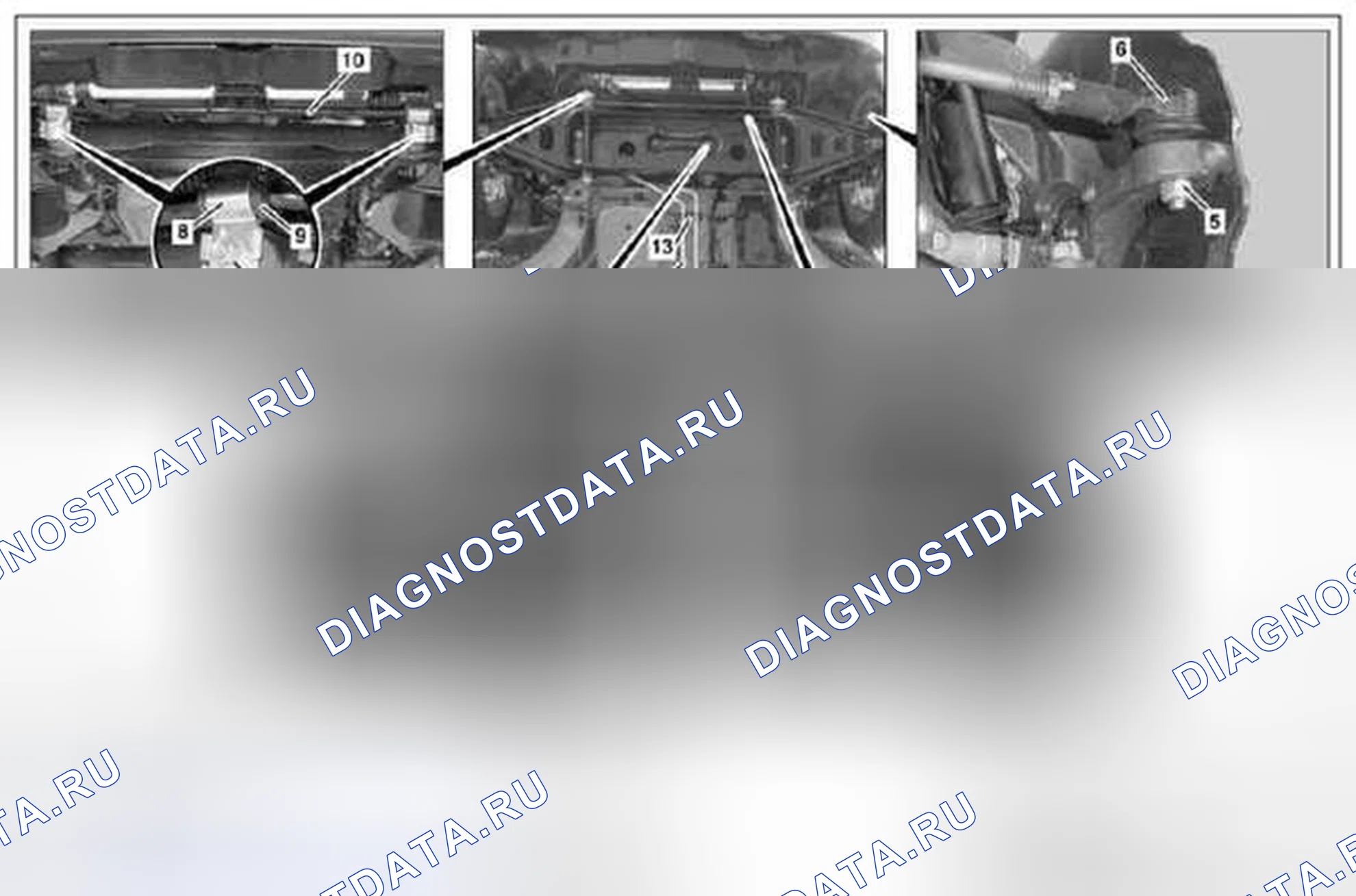 Рис. 71: Демонтаж / монтаж рулевого управления с реечной передачей - AR46.20-P-0600MCC. Kia Soul I