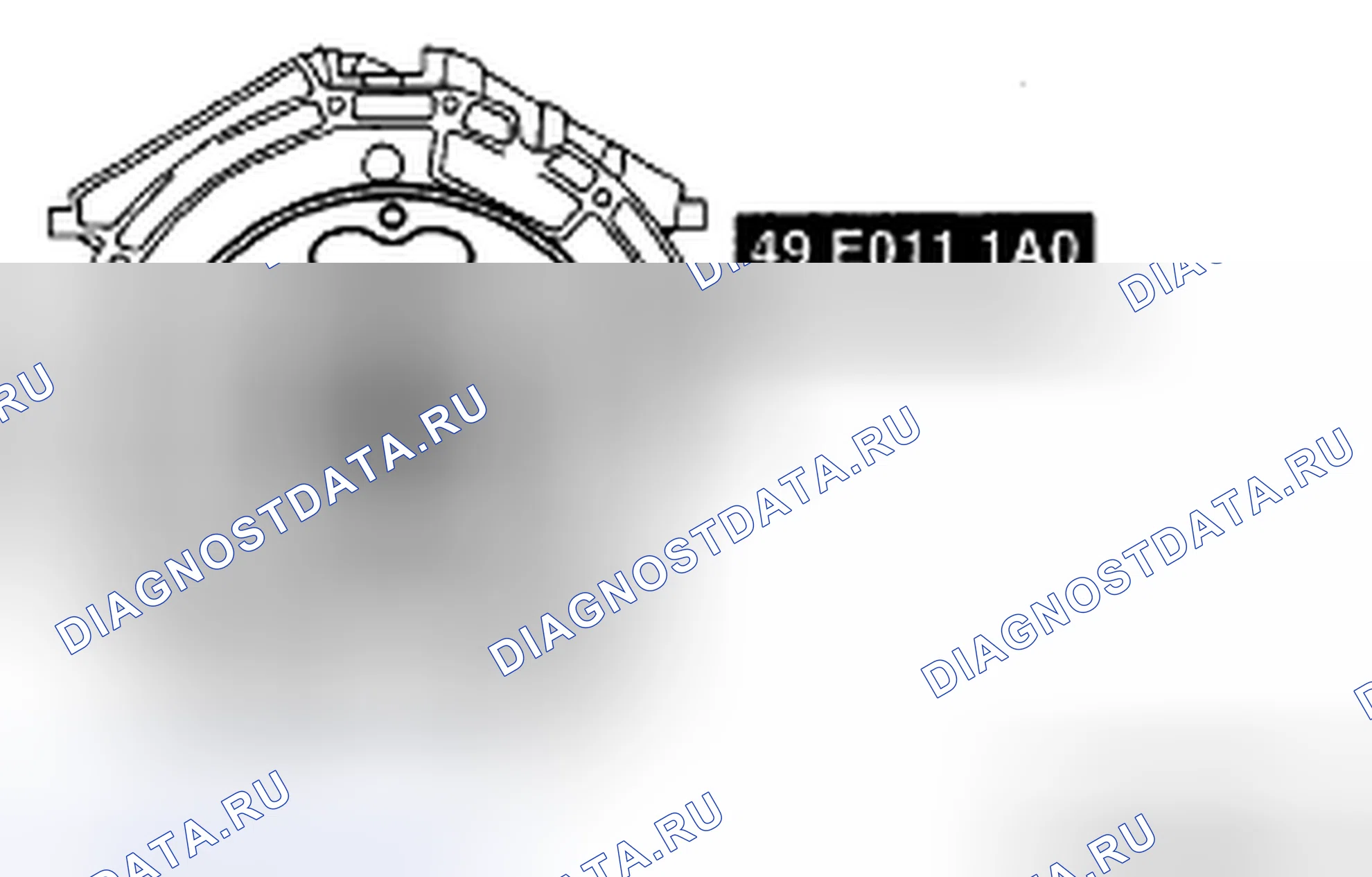 Рис. 437: Примечание по установке приводной пластины. Mazda CX-9 I