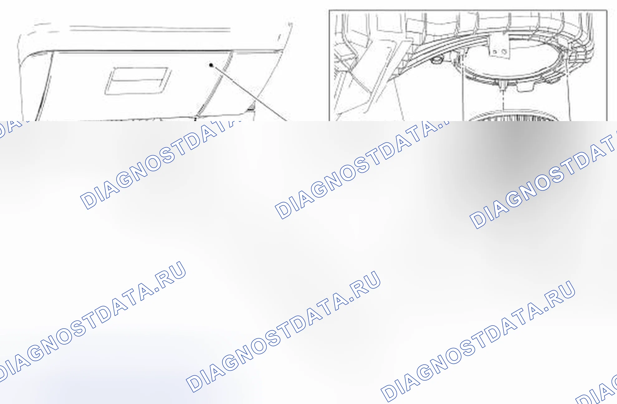 Рис. 415: Электродвигатель воздуходувки. Ford Pickup F250 Super Duty II