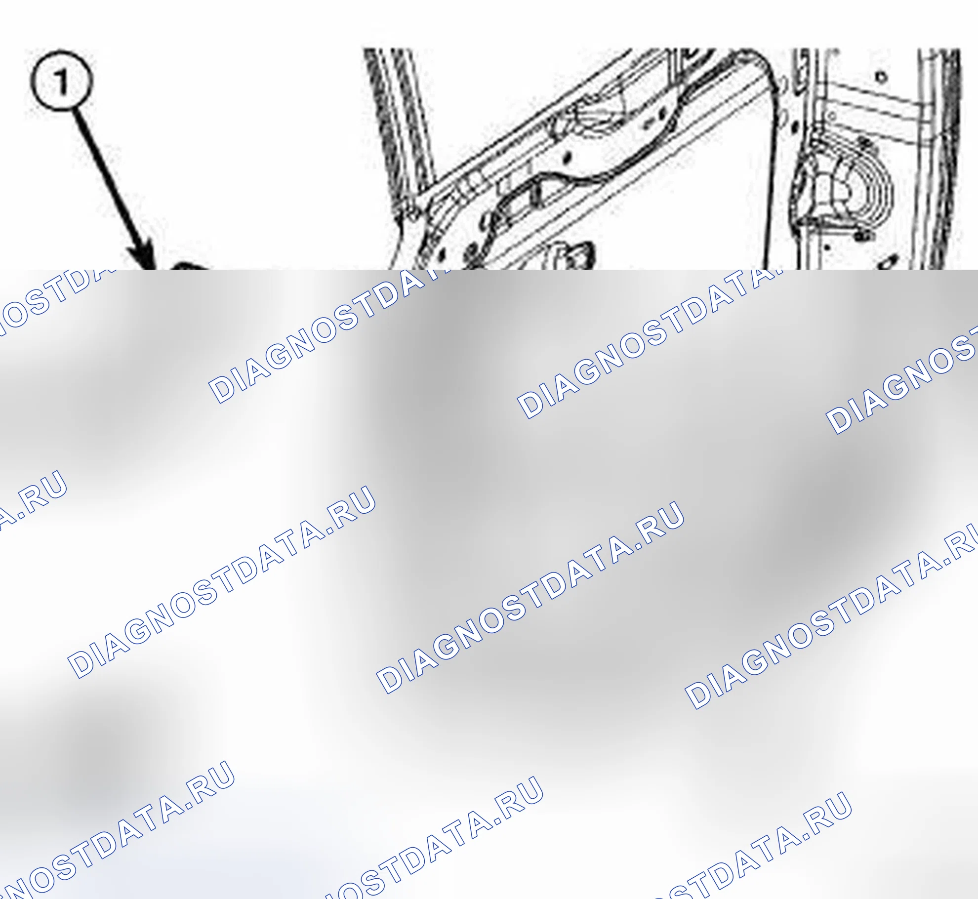 Рис. 30: ДЕМОНТАЖ. Chrysler Town & Country V рестайлинг