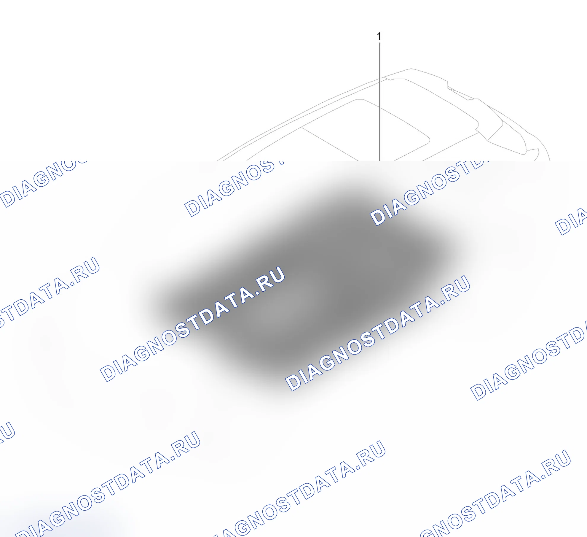 Схема расположения ковров — Haval Shenshou. Haval Shenshou I