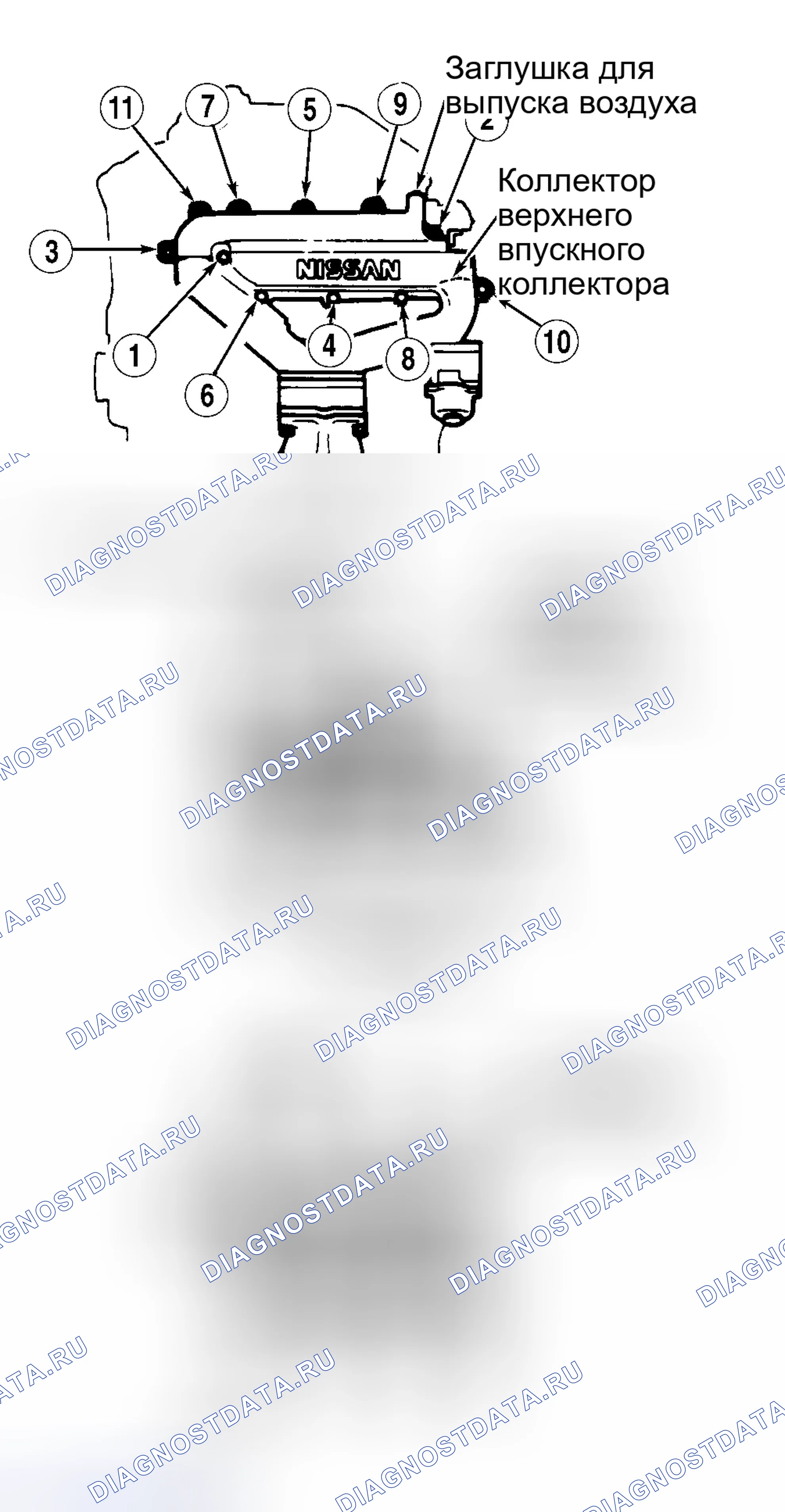 Рис. 2: Установка. Nissan Pathfinder I