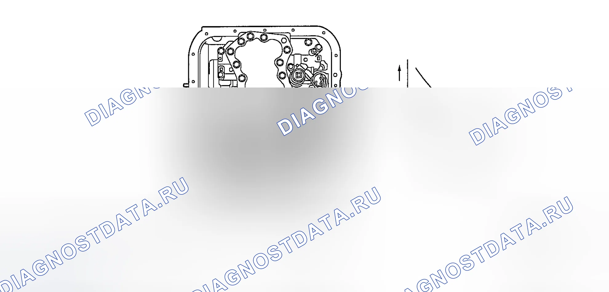 Рис. 70: ДАТЧИК ТЕМПЕРАТУРЫ ATF. Subaru Forester SG